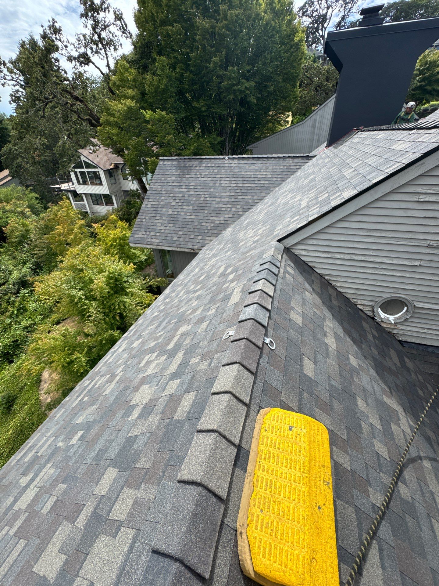 Complete Architectural Shingle Reroof and OSB Decking Repair in Eugene by BEST Roofing & Waterproofing