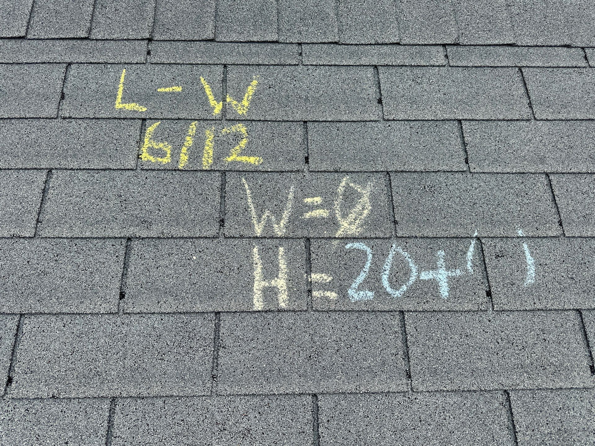 Solid Hail Damage - 3 Tab by Paragon Roofing