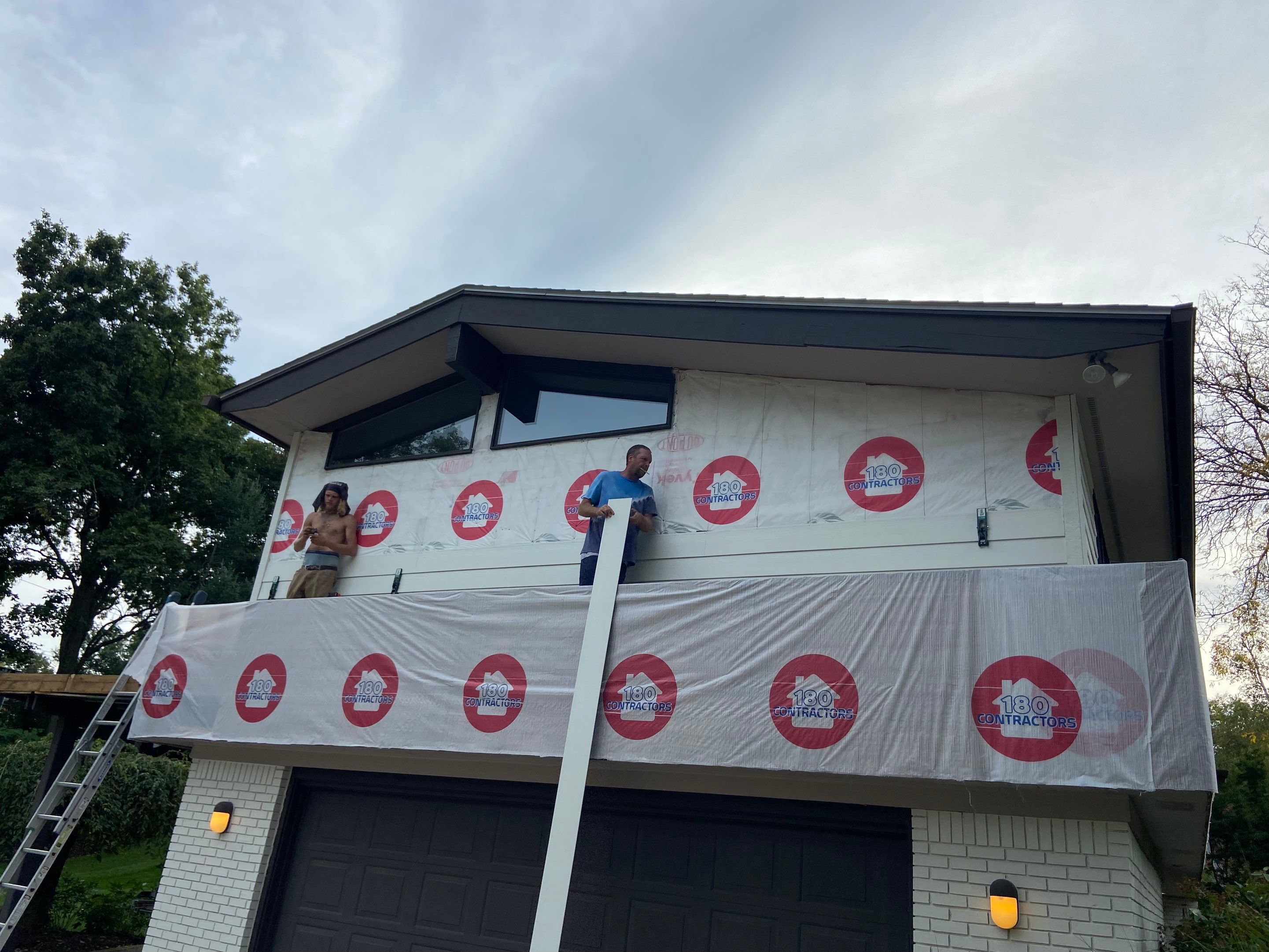 Siding Replacement using James Hardie Siding by 180 Contractors
