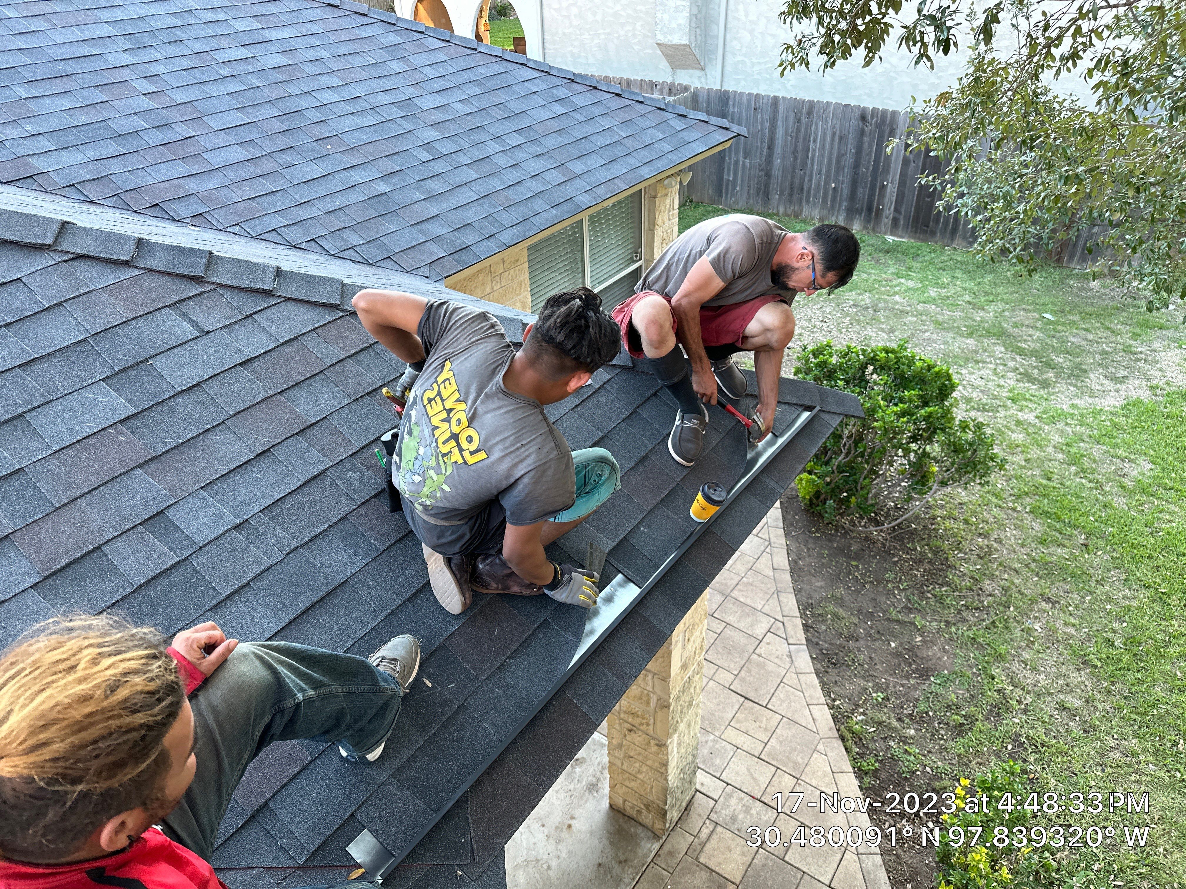 Residential Roof Replacement and Fence Restoration in Cedar Park by Caliber Restoration LLC