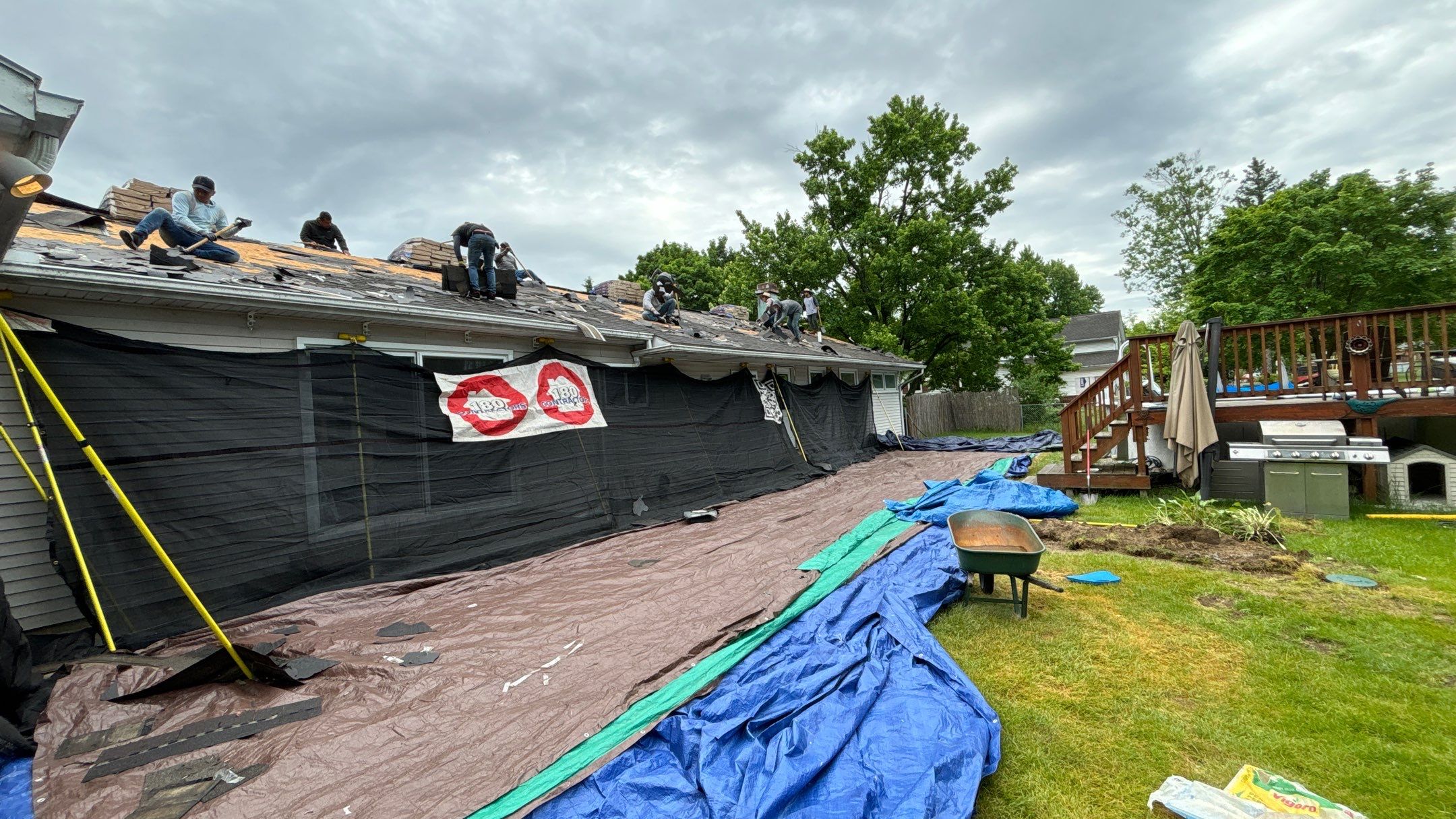 Roof Replacement using CertainTeed Landmark Pro by 180 Contractors
