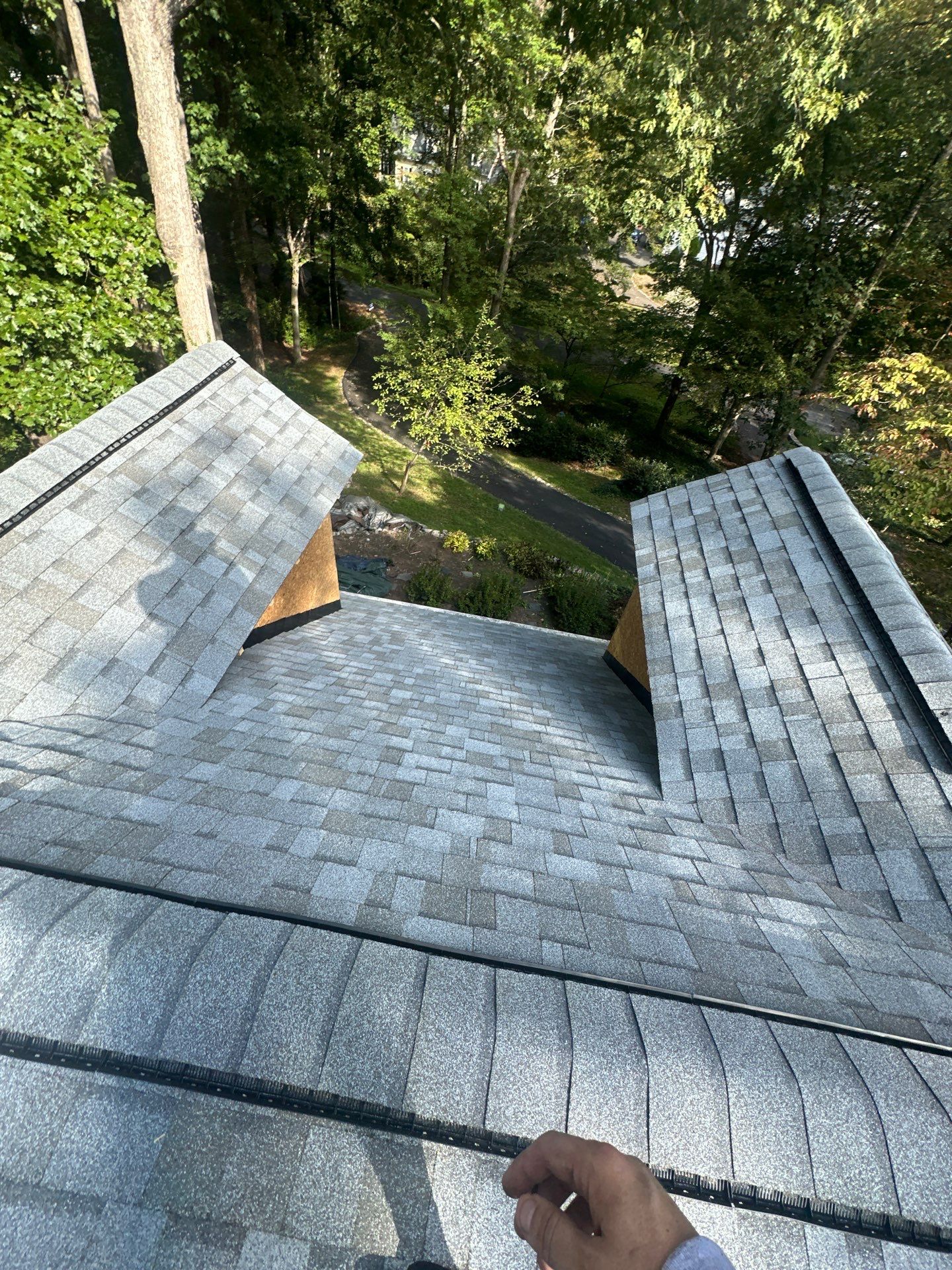 Architectural Shingle Roof Replacement as Part of an Addition by Cade Construction