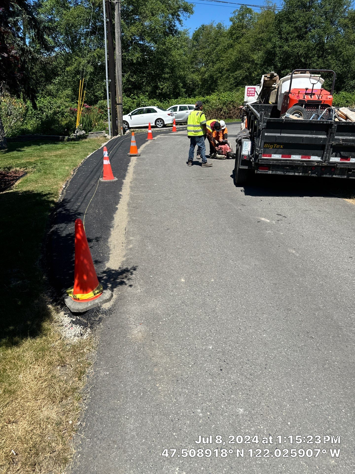 Lauren | Concrete Driveway, Back Patio & Asphalt Patch Repair  by Jireh Asphalt & Concrete Inc 