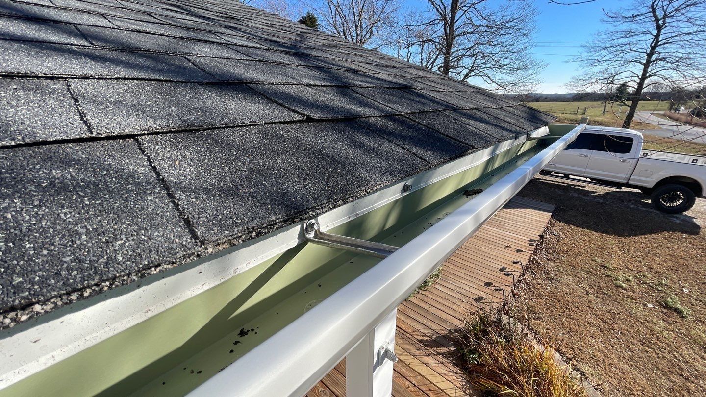 Residential Multi Structure Roof + Gutters & Downspouts Install  by Titan Commercial & Residential Roofing 