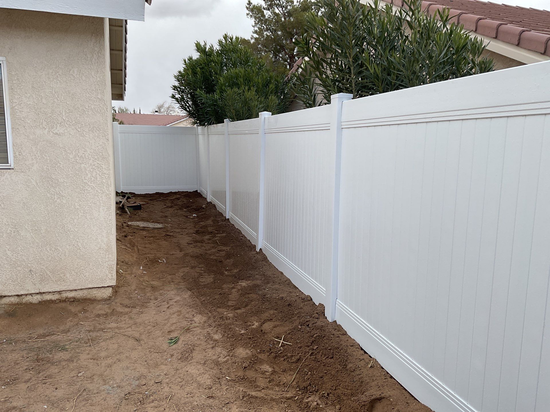 Fence Installation using Vinyl by Fence Guys Inc. 