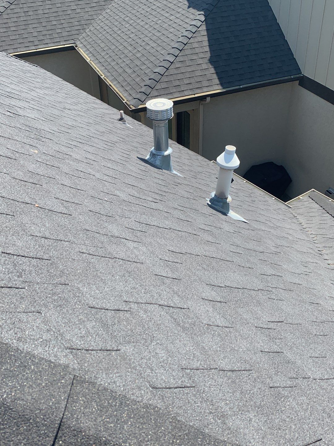 Eagle ID., Steep pitched Residential Roofing Installation using Owens Corning by ID Roofing LLC