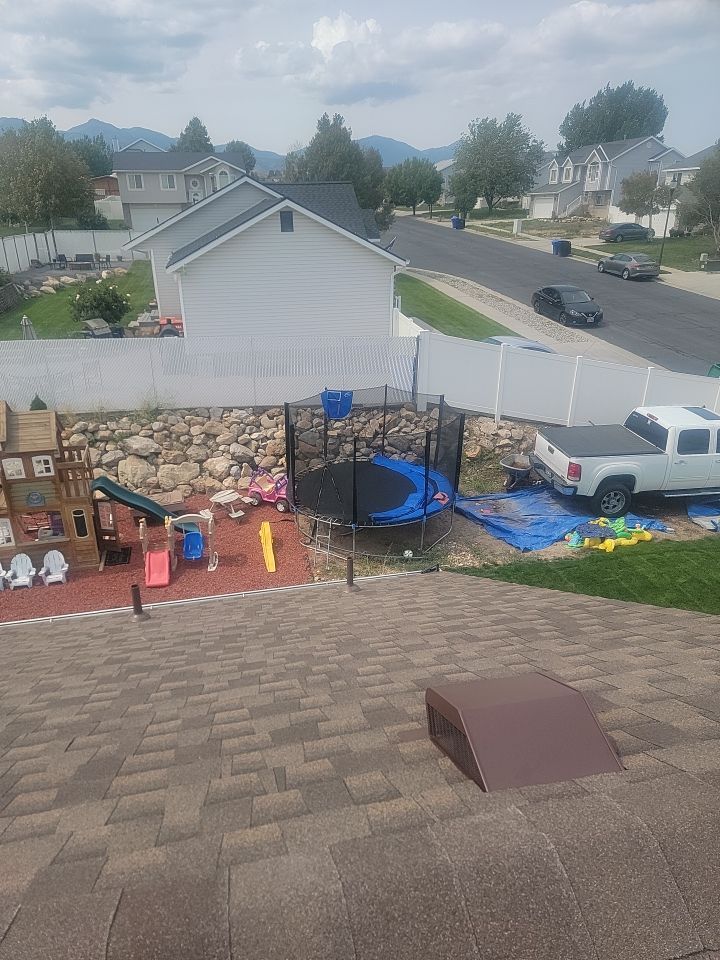 Storm Damaged Roof using GAF Timberline HDZ - Lifetime Shingle by The Roof Doctor
