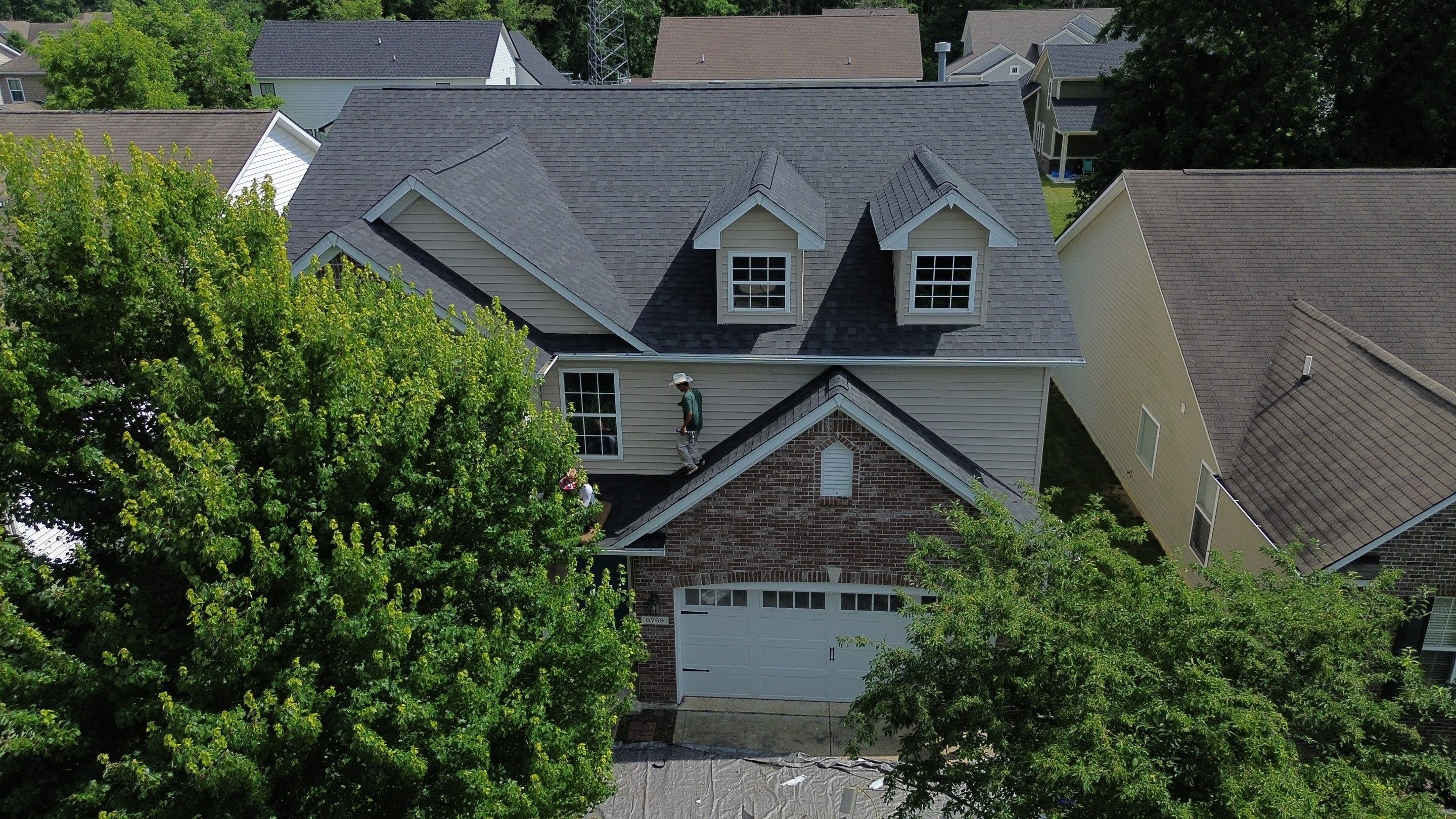 Project in Mccordsville by Moss Roofing