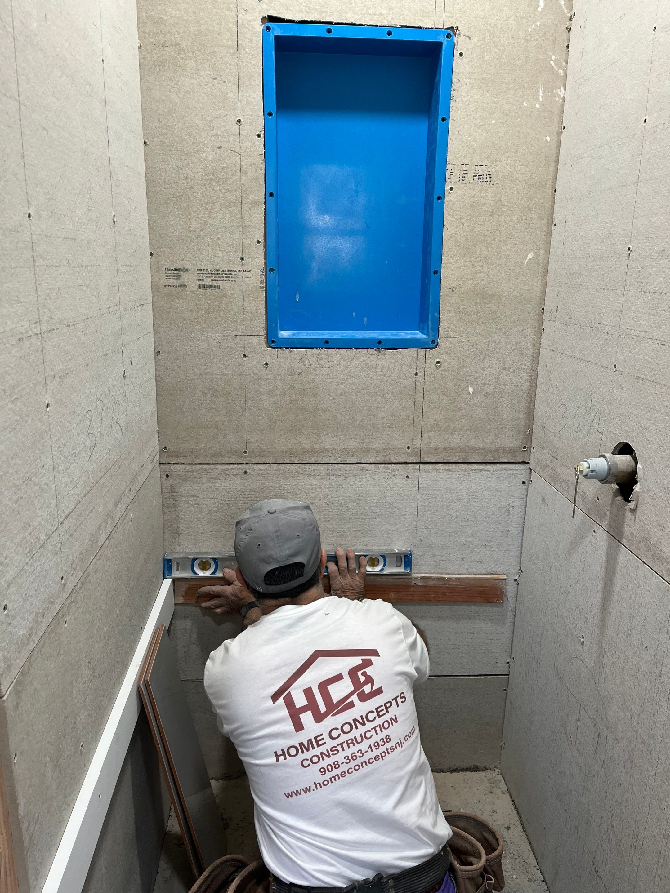 Bathroom Remodel using Tile by Home Concepts Construction