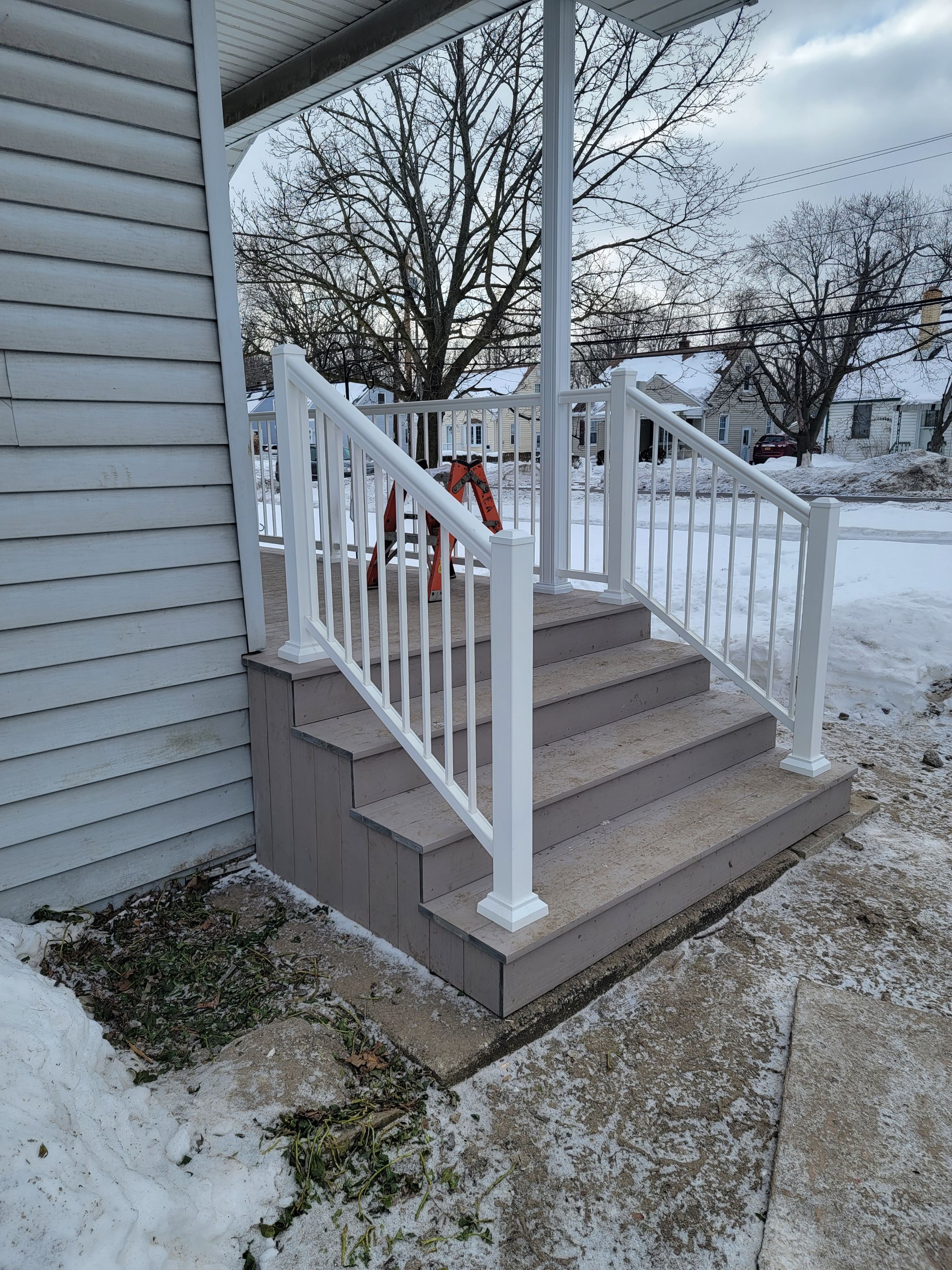 Porch and Entry Door by Ivy Lea Construction