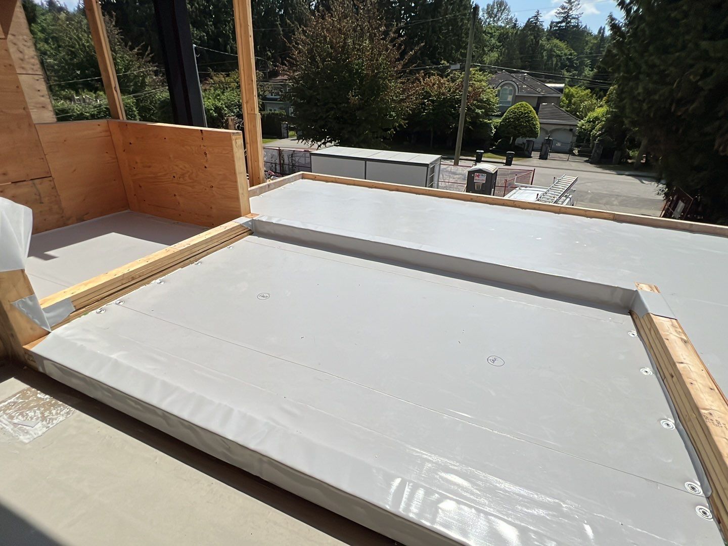 Residential Roofing Installation using Durolast roofing membrane by Top Notch Roofing Inc