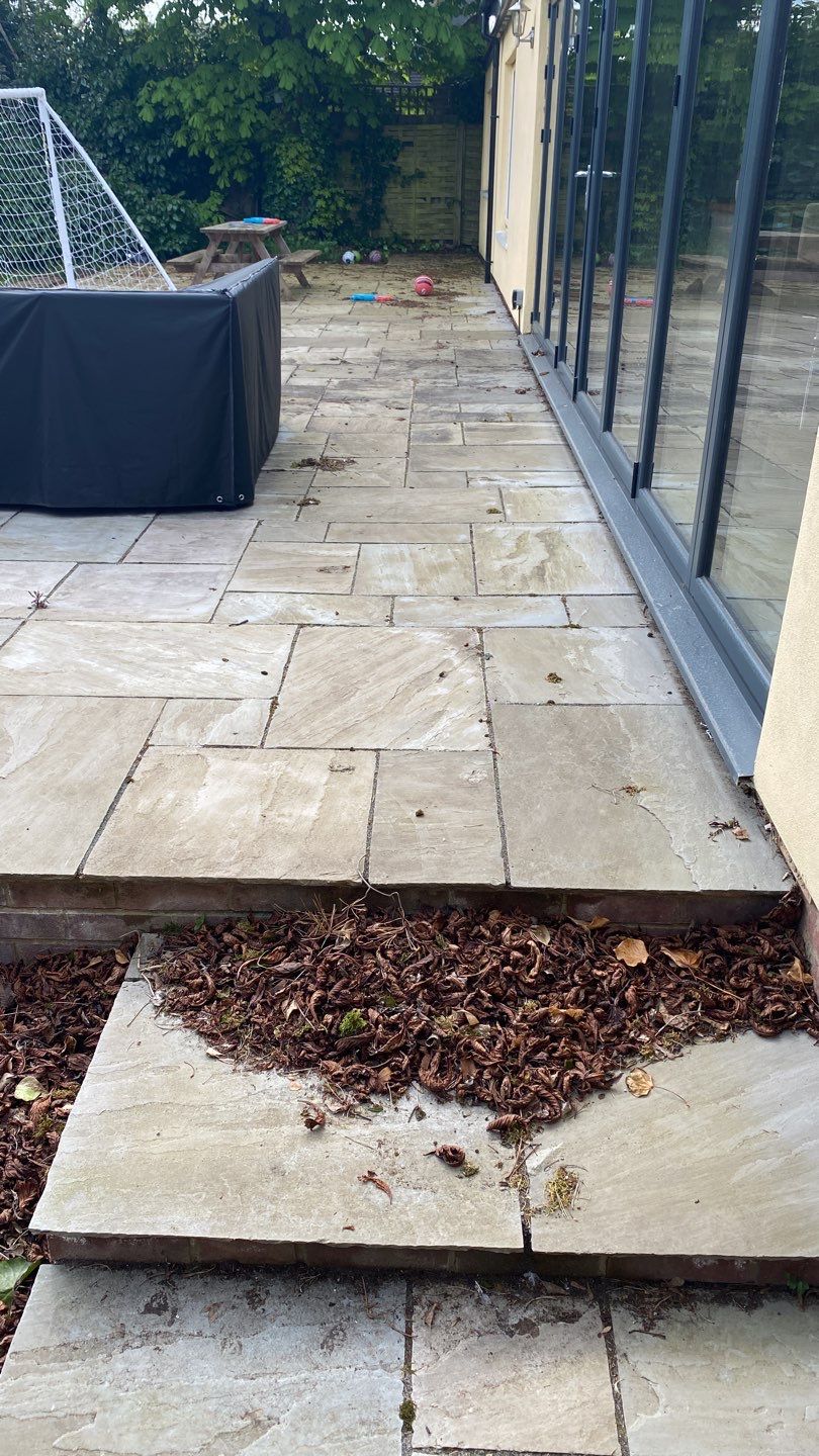 Patio Clean using honda 21 ltr/min by Ges Exterior Cleaning ltd