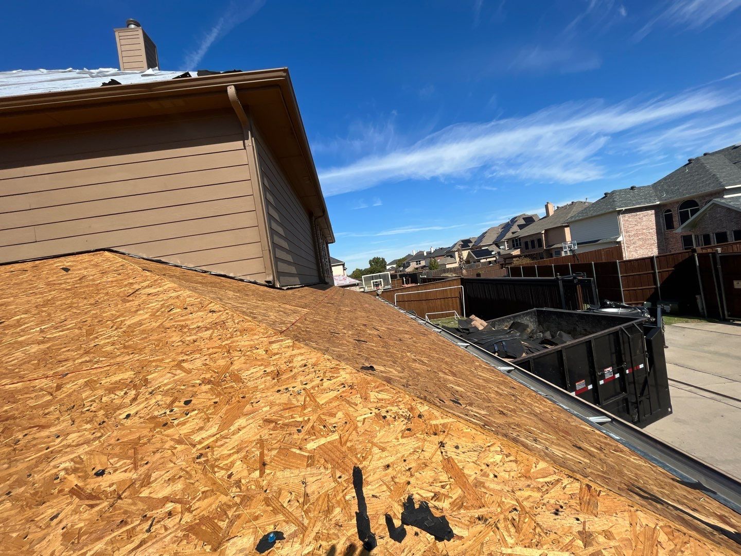 Storm Roof Damage Replacement in Frisco by First United Roofing & Construction