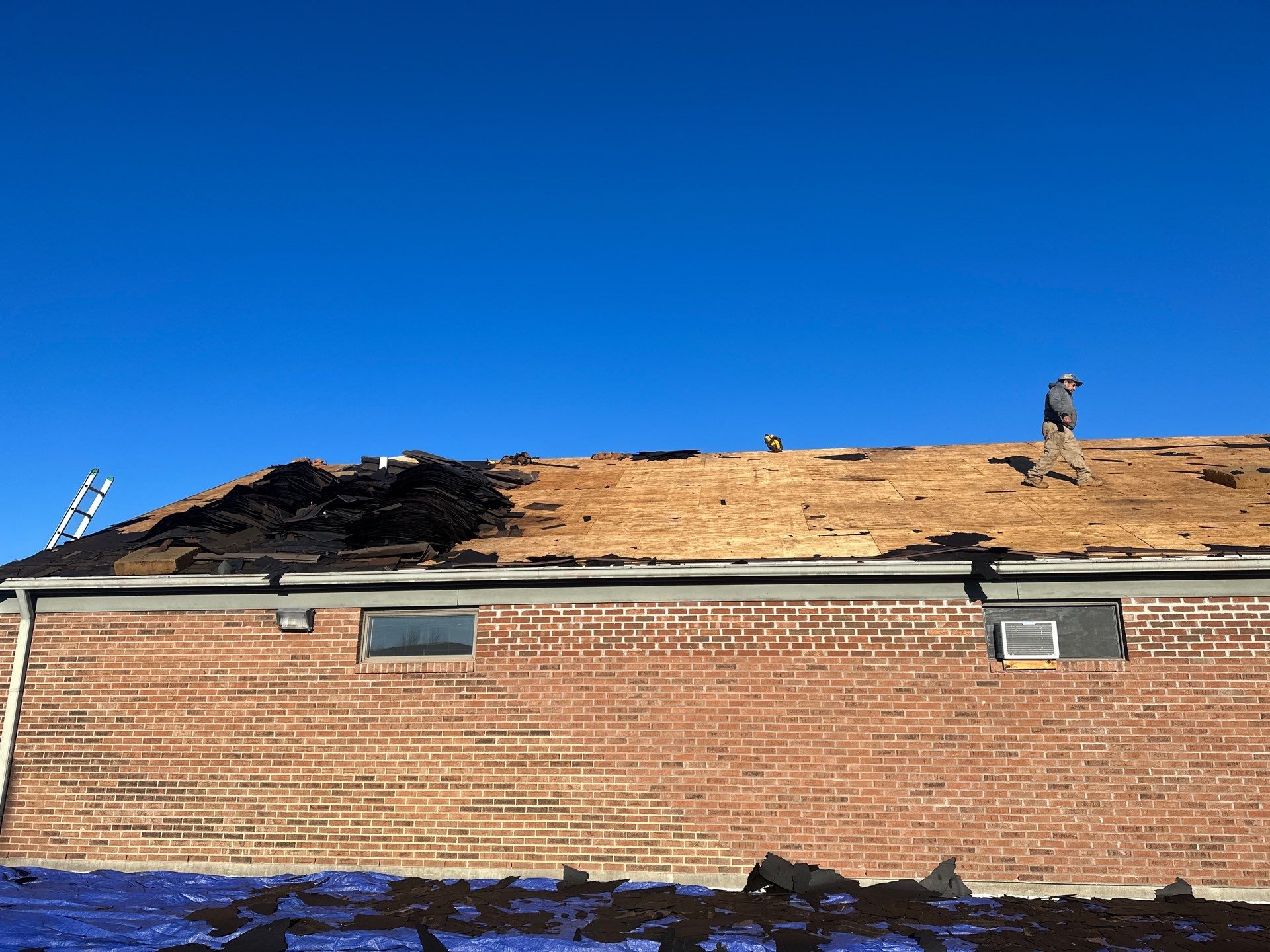 Residential Roofing Installation using GAF Timberline HDZ Charcoal by Nitro Roofing and Construction