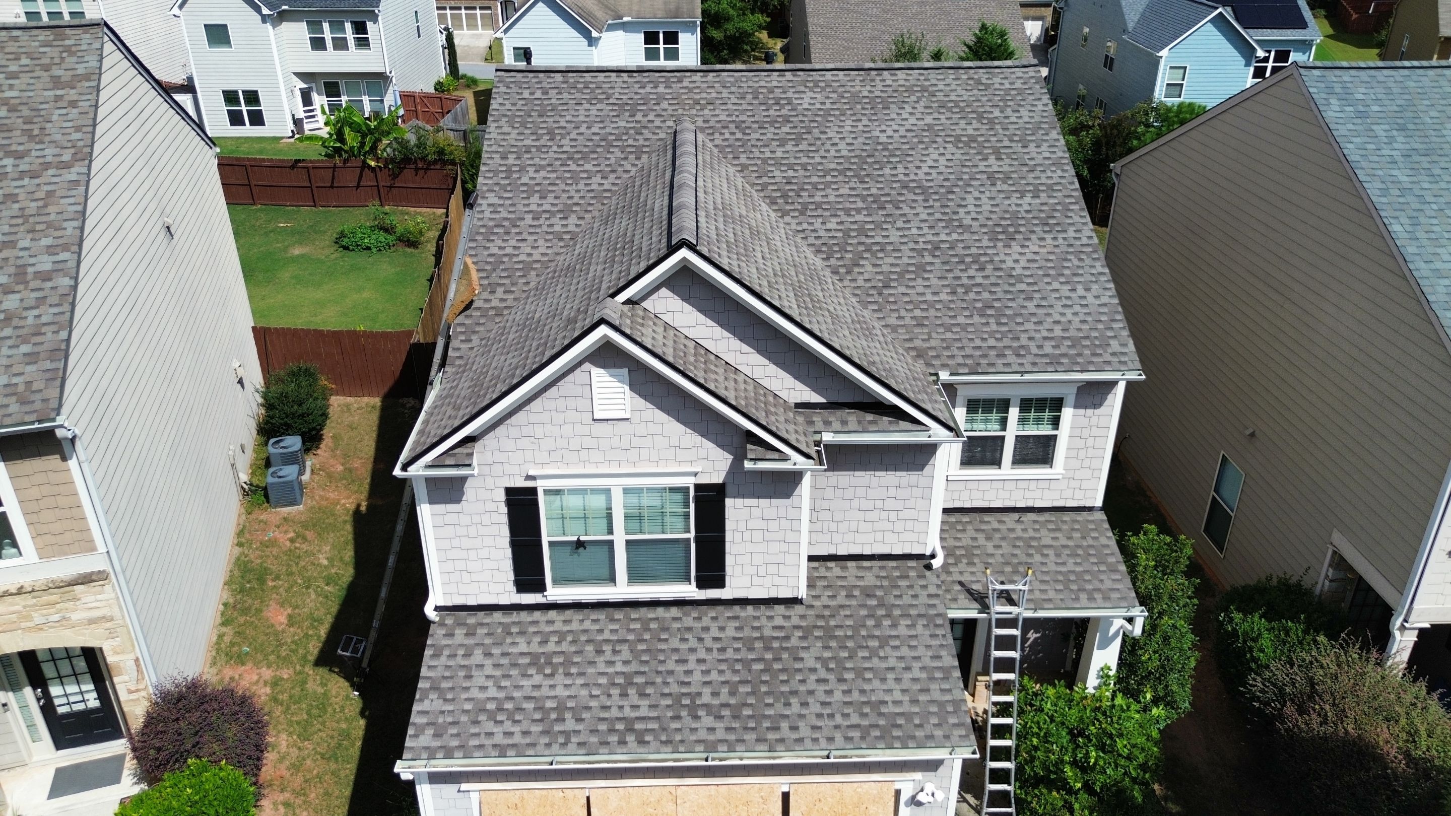 Cumming, GA Roof Replacement GAF Timberline HDZ Weathered Wood by Reset Roofing
