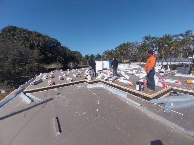Residential Re-Roof using Polyglass Self-Adhered Flat Deck by First Due Roofing