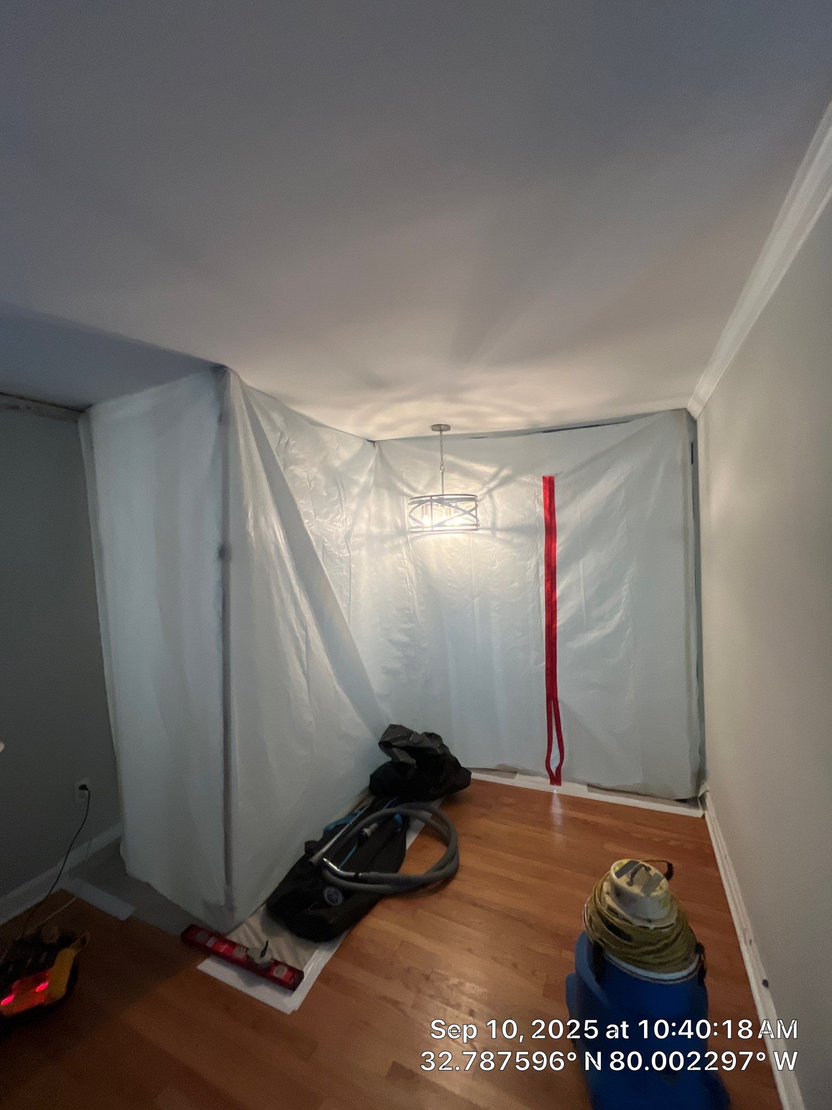 Residential asbestos abatement  by EAS Environmental, LLC.