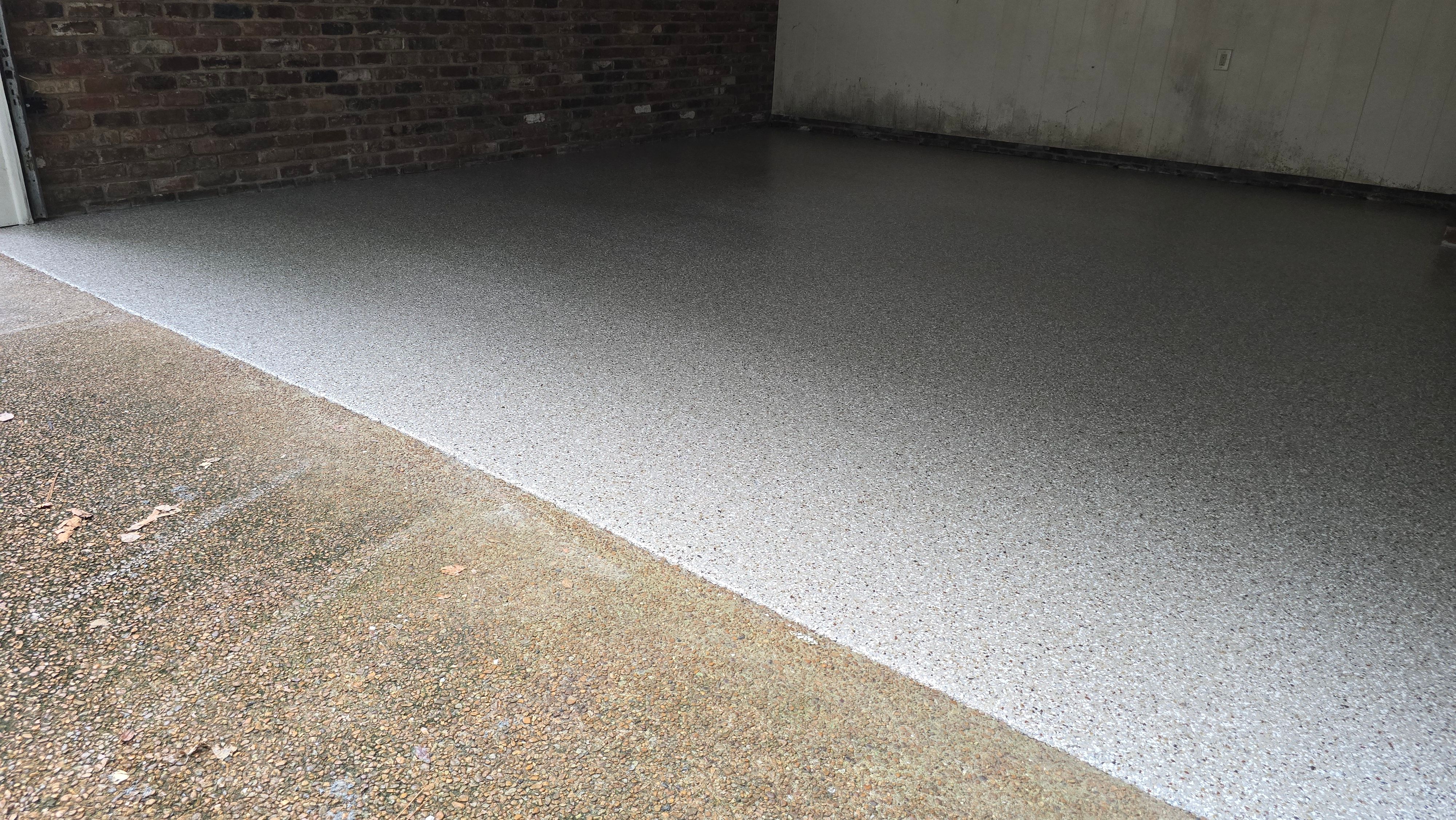 Garage using Creekbed by Elite Floor Solutions