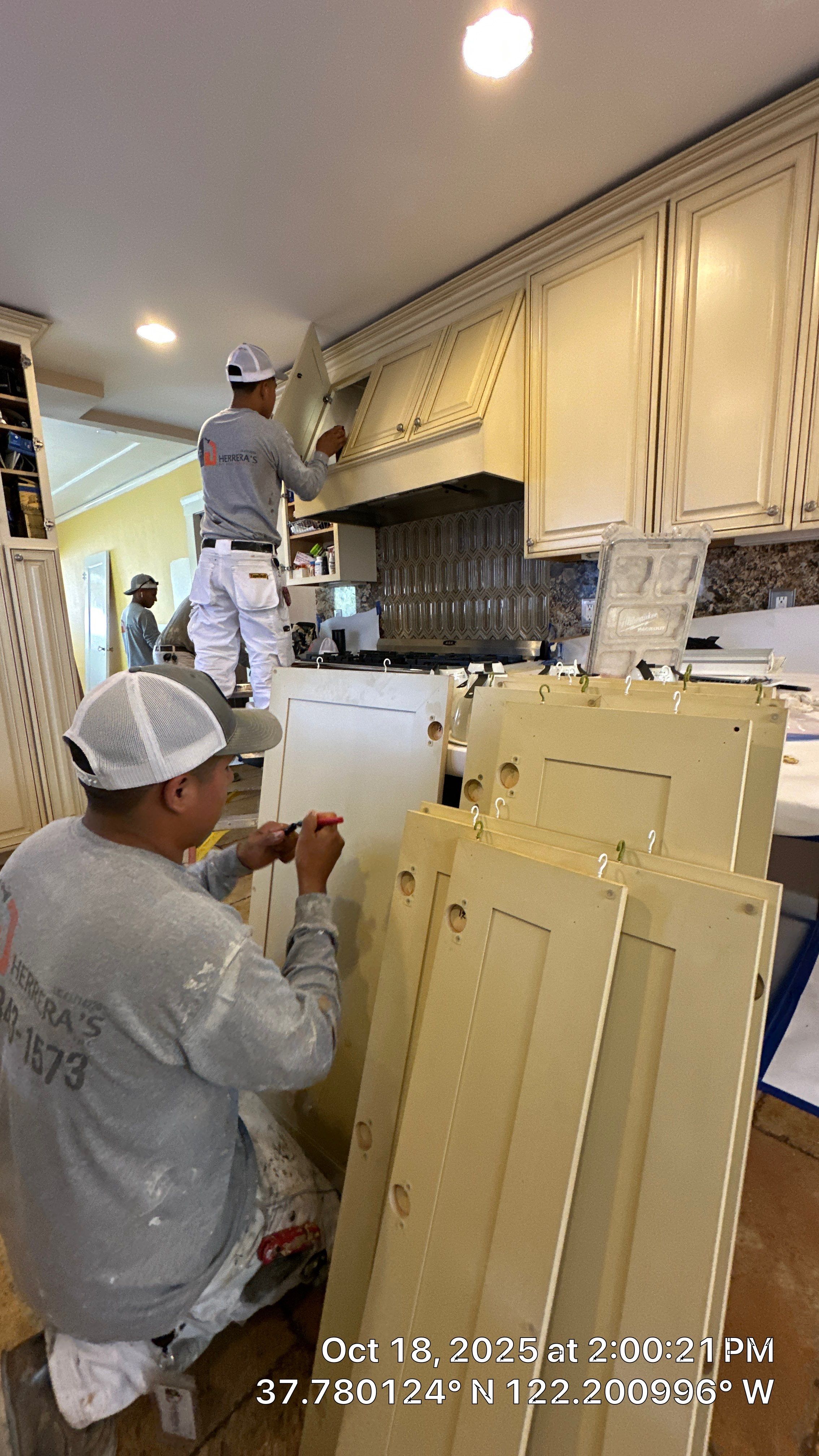 Oakland Kitchen Renovation with Custom Cabinetry and Granite Countertops by Herrera’s Bay Area Painting inc.