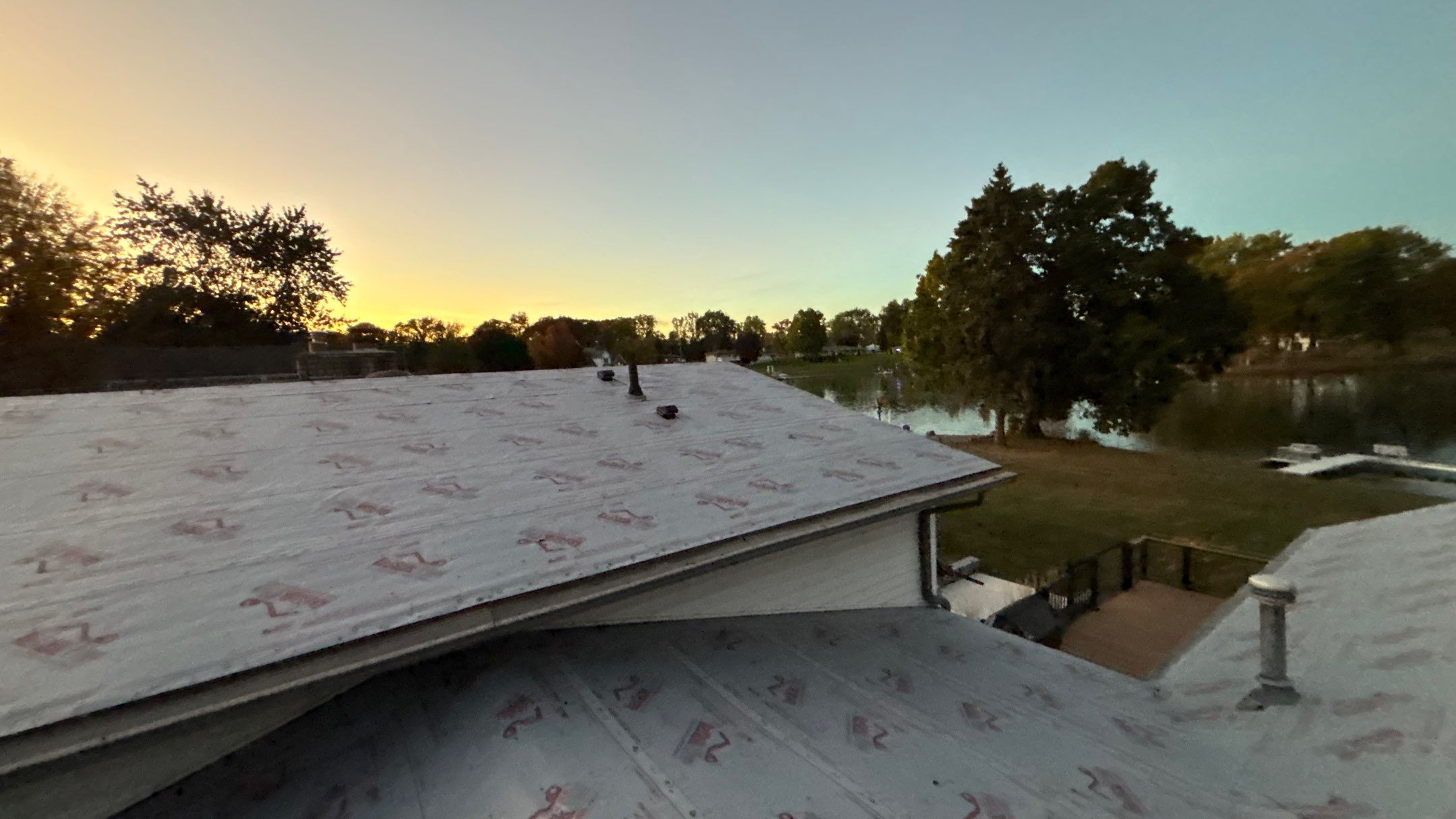 Roof Replacement using MS Standing Seam Roof Western Rust by 180 Contractors