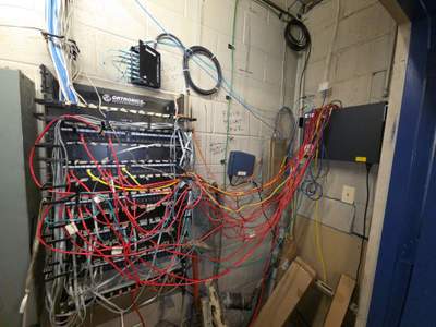 Structured cabling installation by CimaSolutions