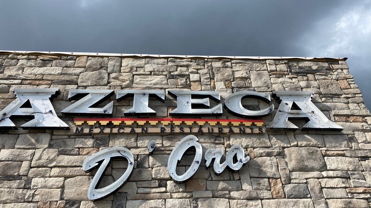  Azteca, Orlando Channel Letters Flush Mounted by SignCrafters