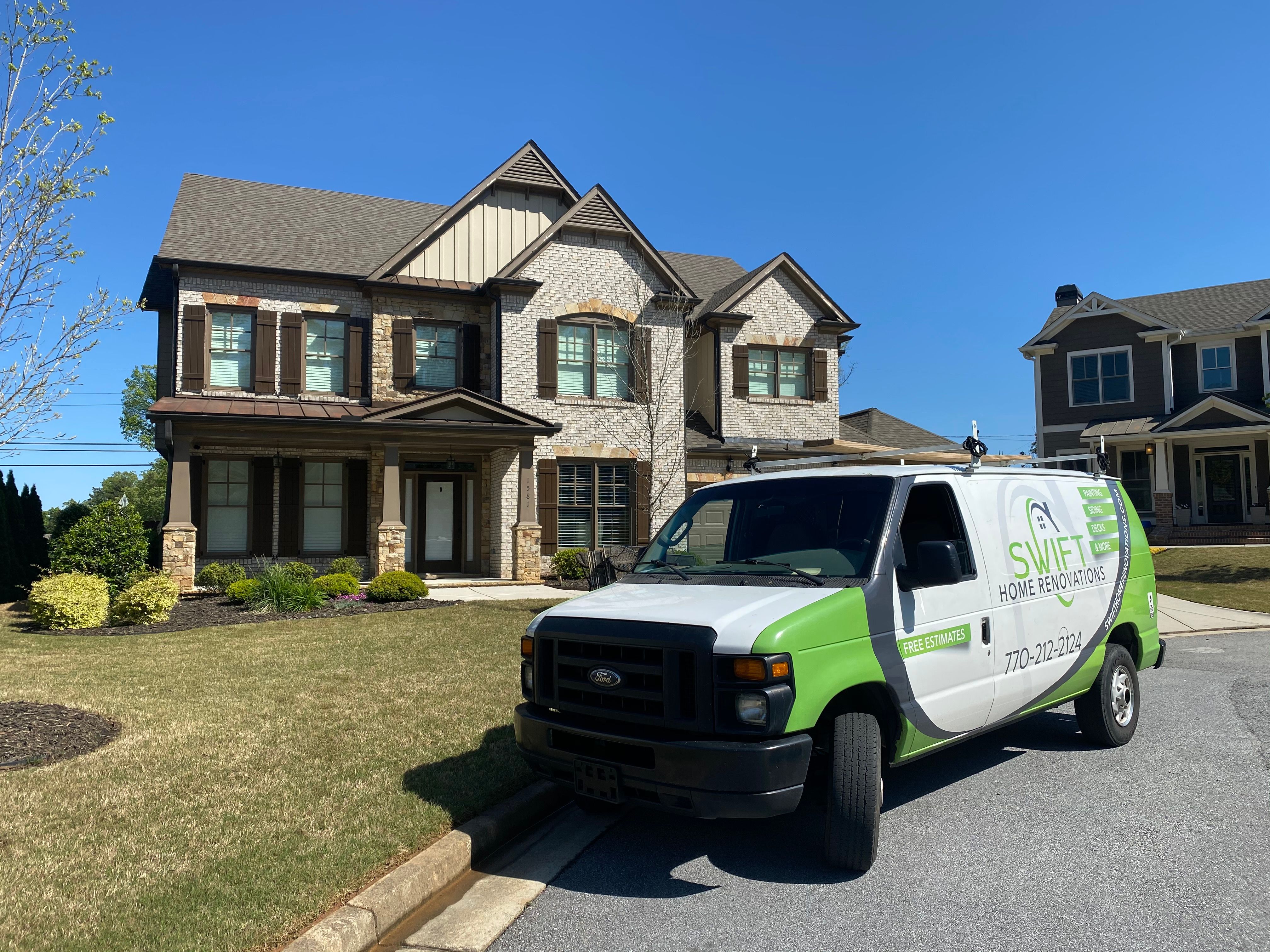 Exterior Painting and Trim Refresh for a Two-Story Smyrna Home by Swift Home Renovations