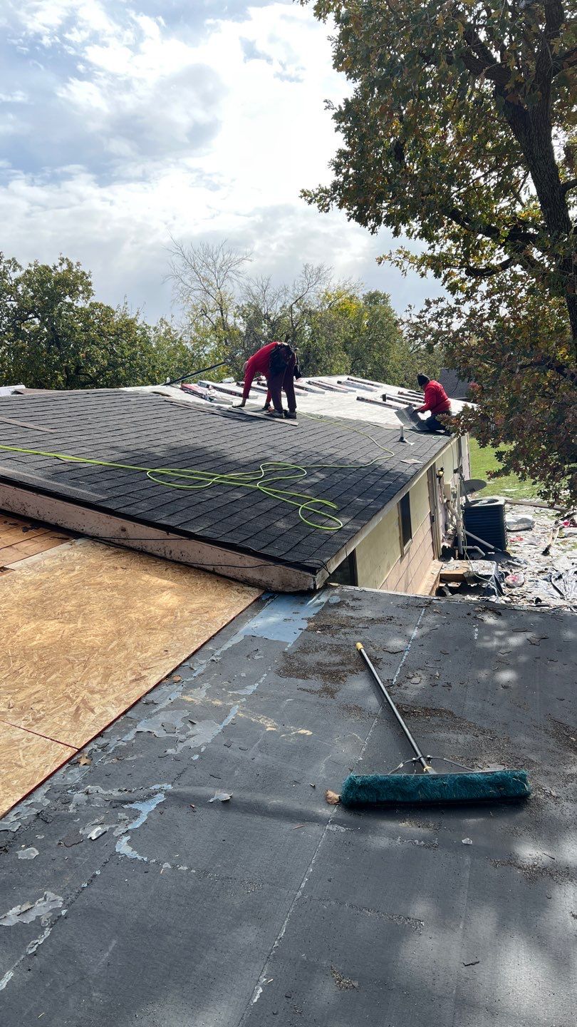 Residential Roofing Installation using GAF Natural Shadow  by A & H Roofing and Contracting
