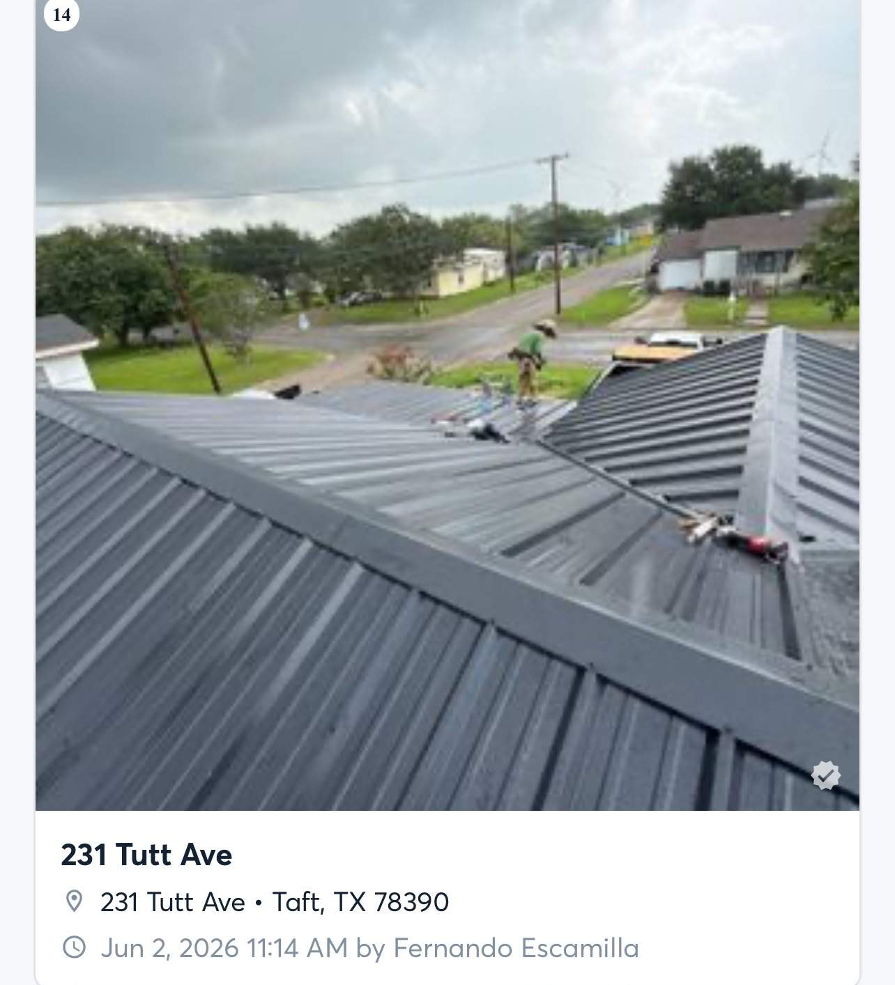 Metal roof makeover - Project in Taft, TX by Frontline Contracting Llc - DBA Frontline Roofing - DBA Frontline Home Solutions