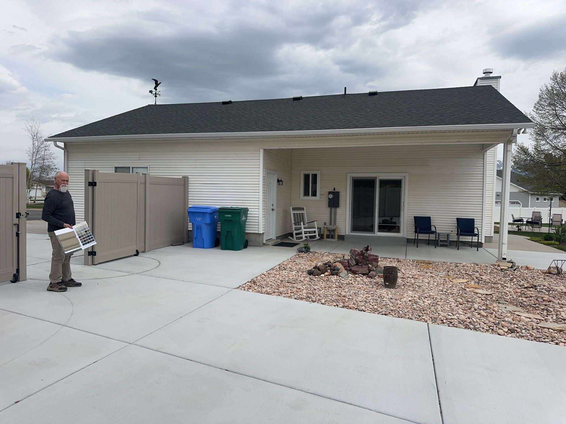 Riverton | Timeless Mastic Vinyl Overhaul | Pebblestone Clay by Ideal Siding Utah