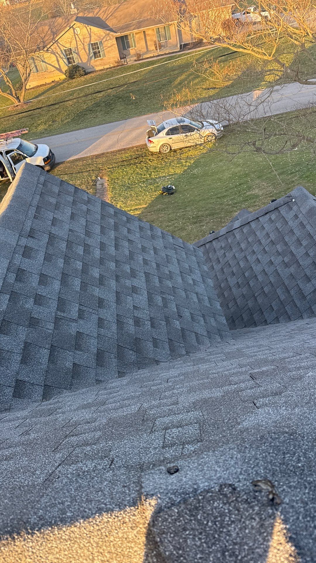 Residential Roofing Installation using Timberline HDZ Shingles - Pewter Gray by RoofX 