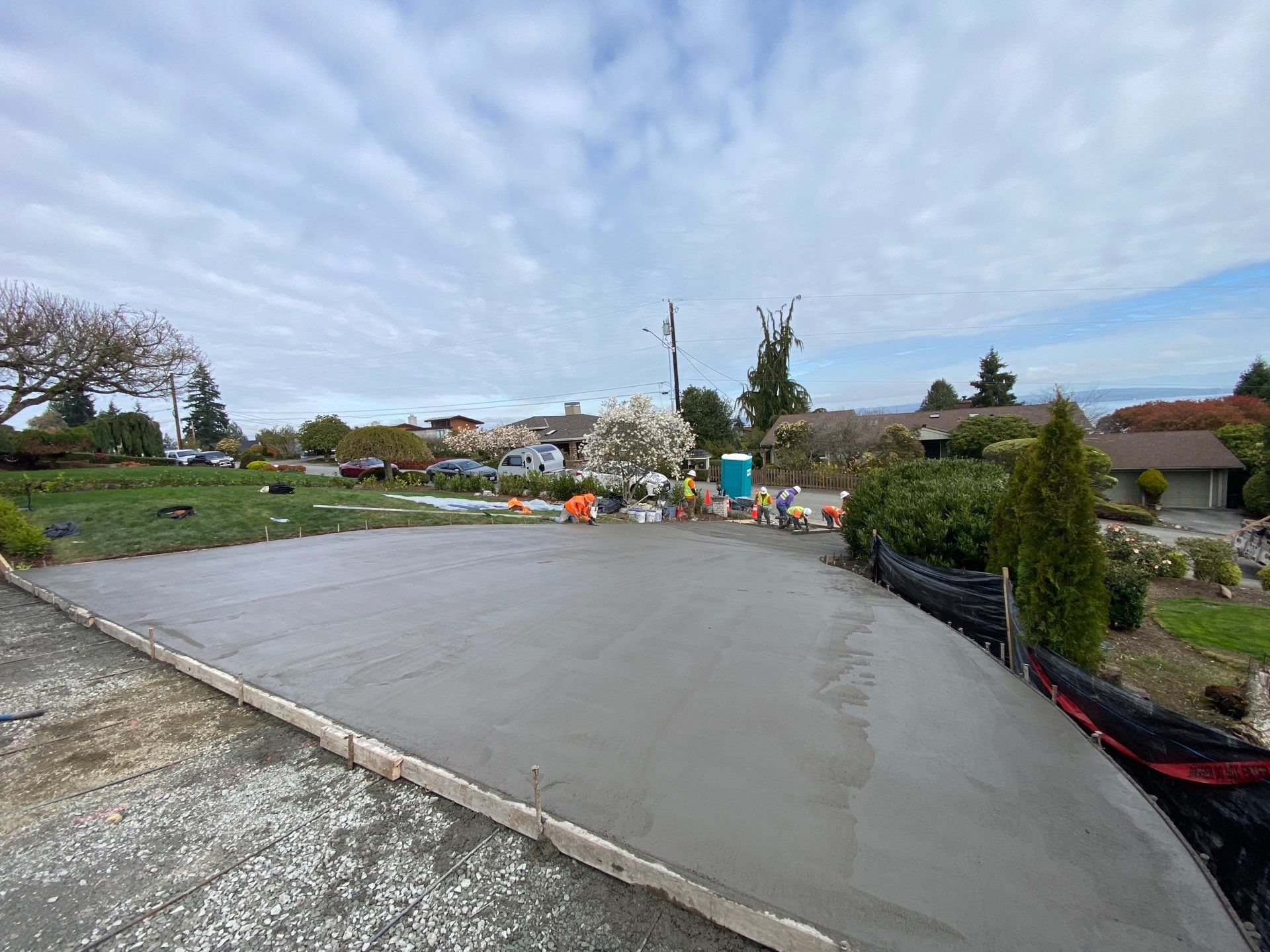 John | Stamped Concrete Driveway Makeover by Jireh Asphalt & Concrete Inc 