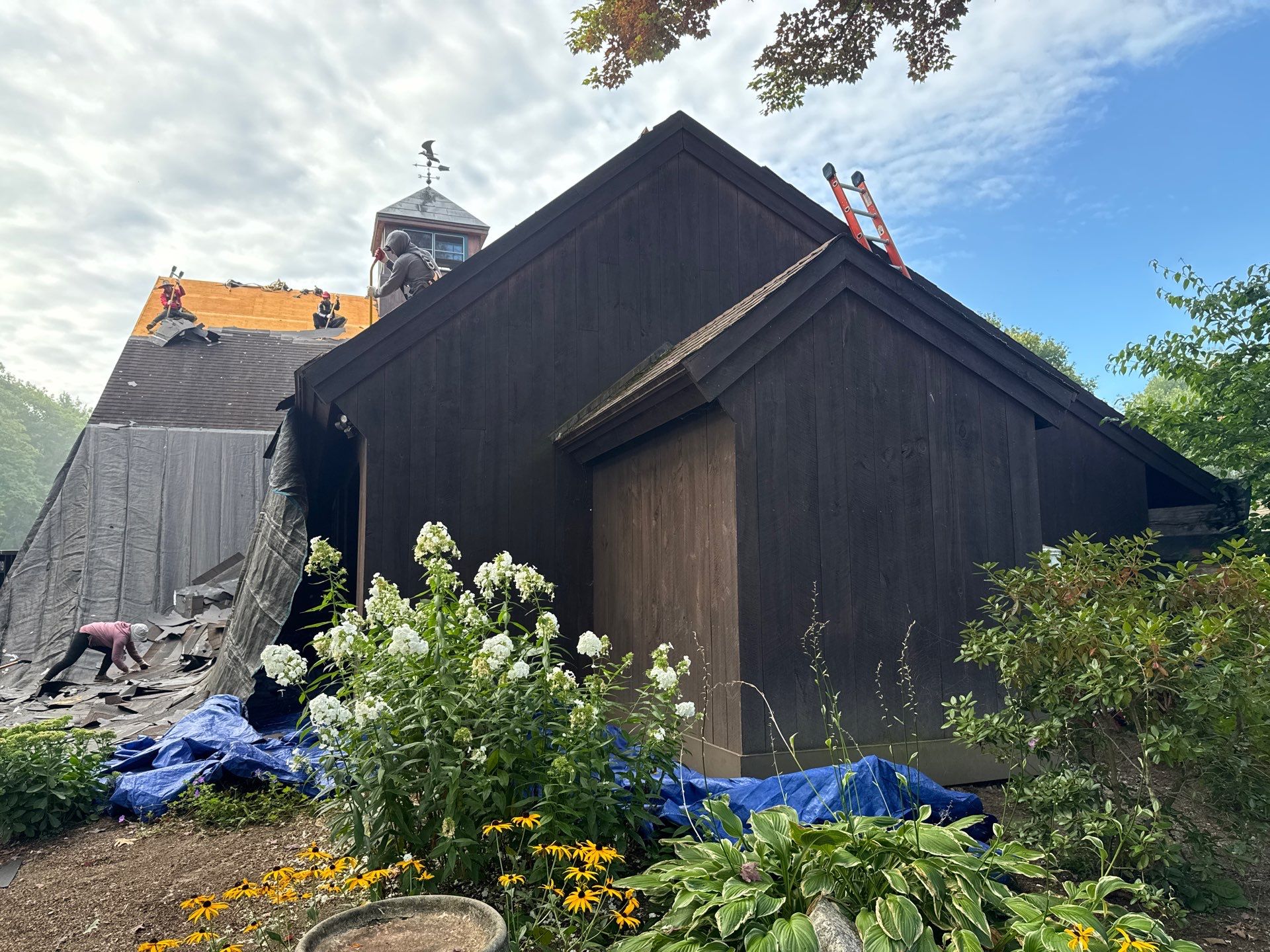 Garage & Barn Roof Replacement in Greenfield, NH | Owens Corning Shingles by Adam Vaillancourt Roofing LLC