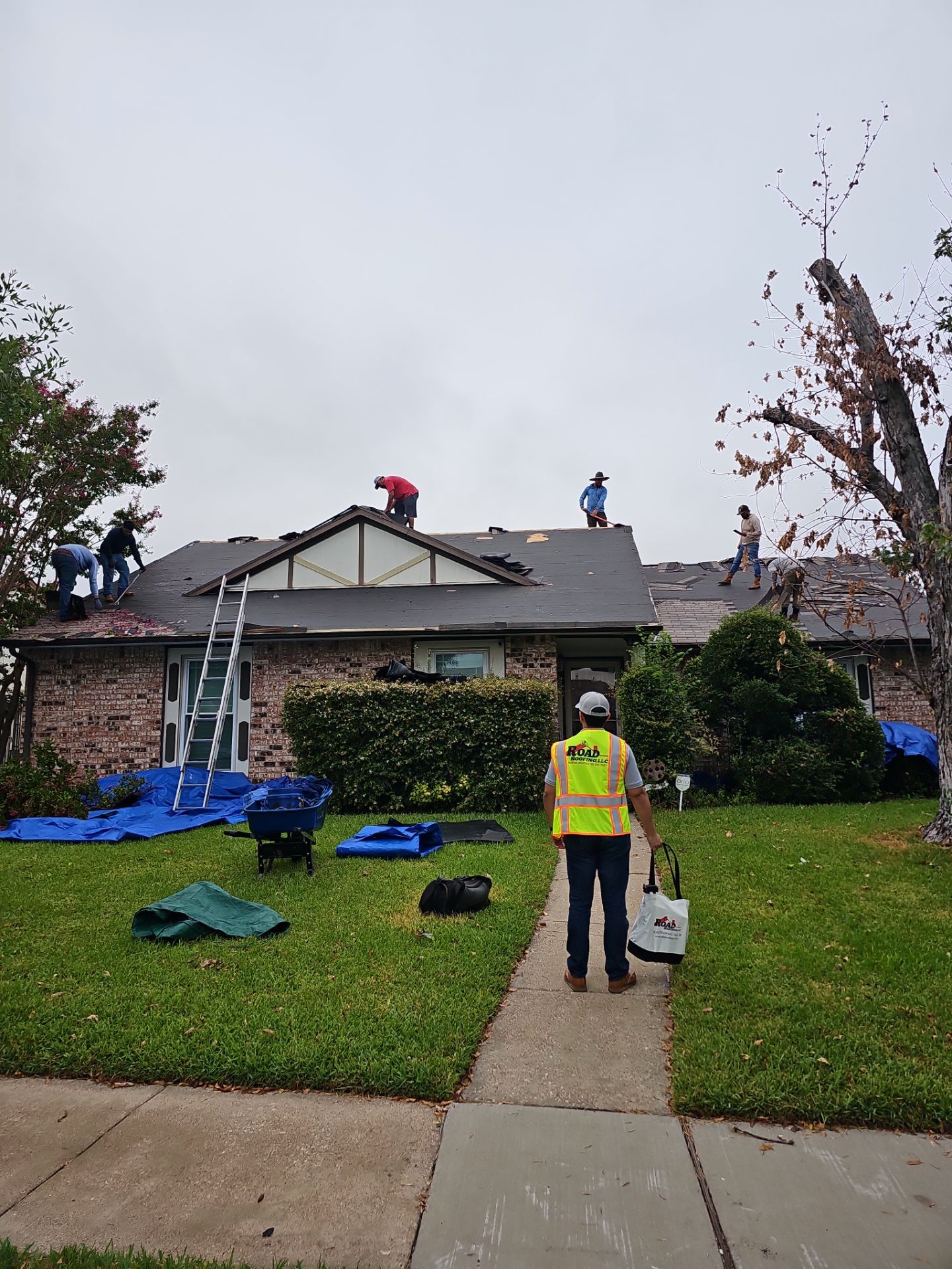 Complete Roof Replacement & Interior Ceiling Restoration in Garland, TX by road roofing llc
