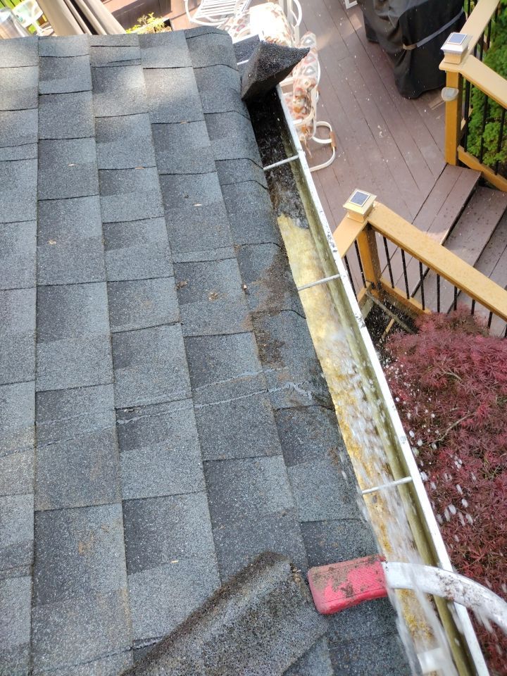 Gutter Cleaning & Gutter Guard Removal and Reinstallation at Residential Property in Montville, NJ 07045 by NJ Home Maintenance Services