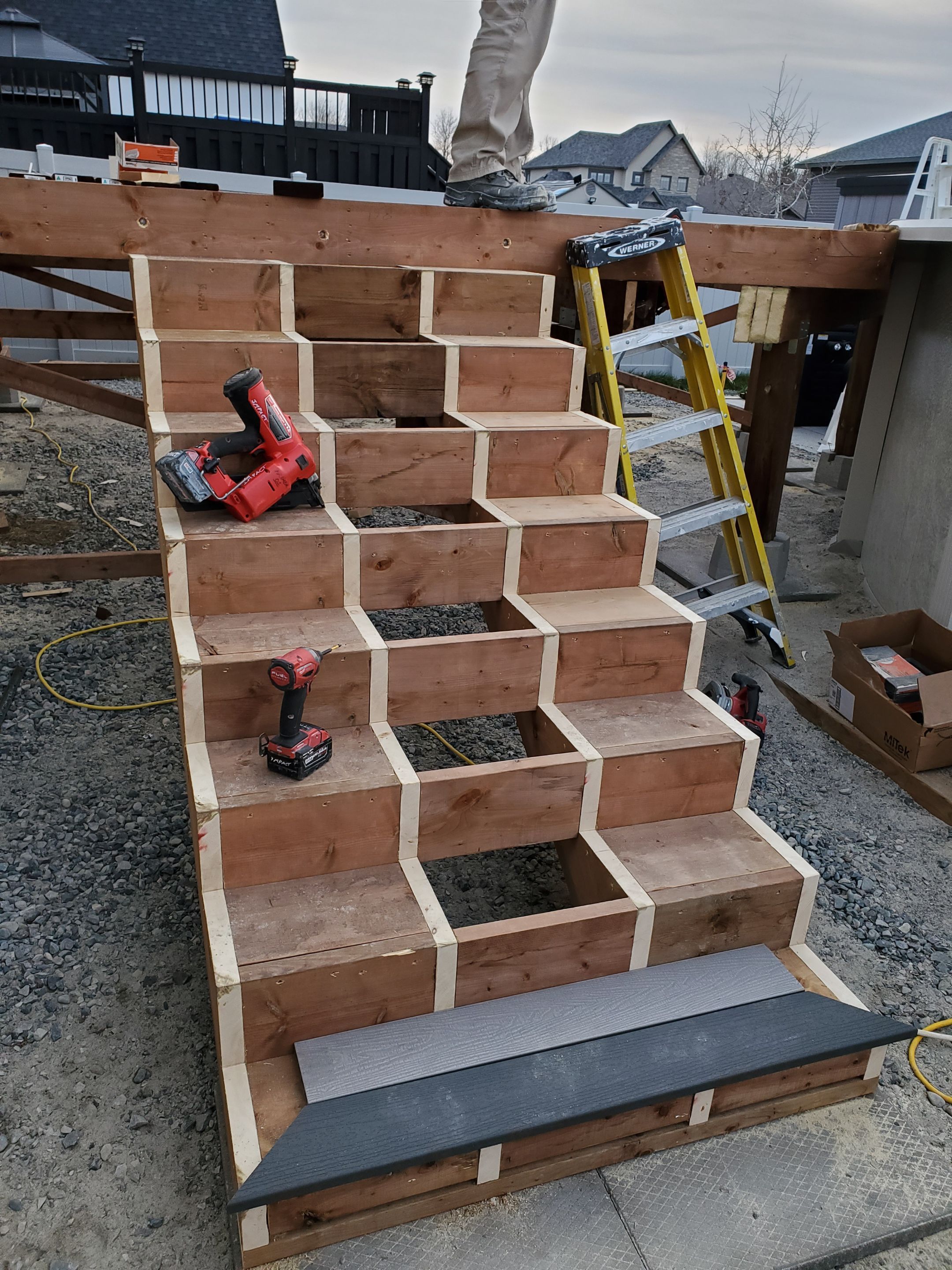 Deck by Impact Construction Sudbury