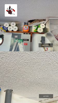 Popcorn Ceiling Repair
