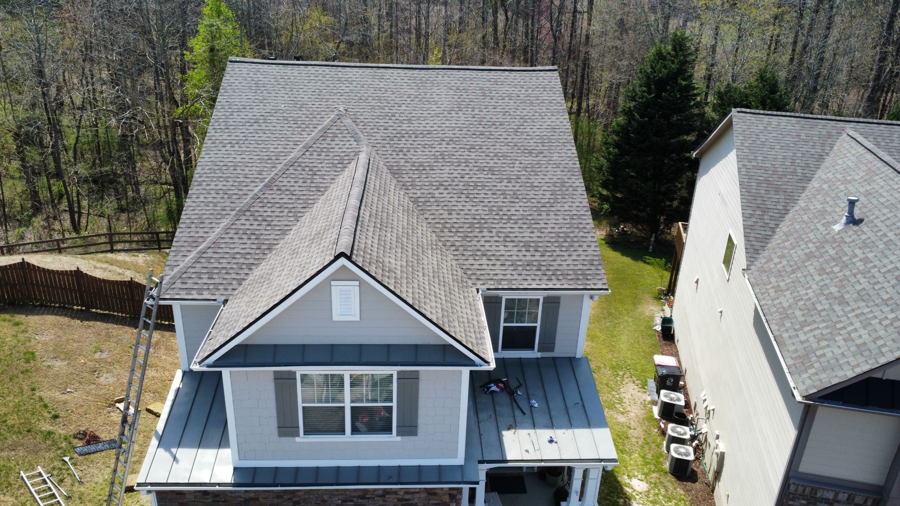 Cumming, GA Roof Replacement GAF Timberline HDZ Weathered Wood by Reset Roofing
