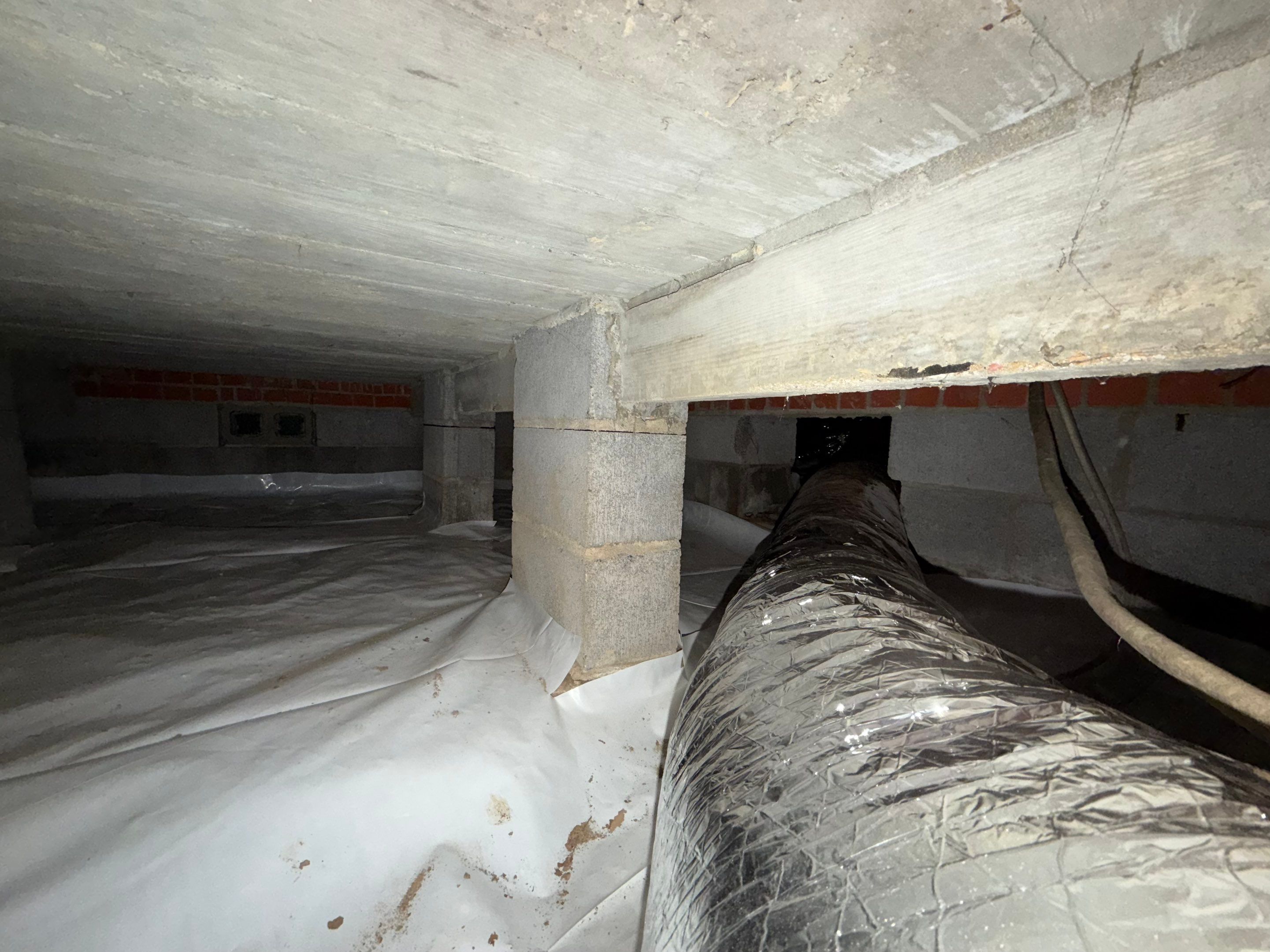 Project in Smithfield by Patriot Crawl Space Repairs