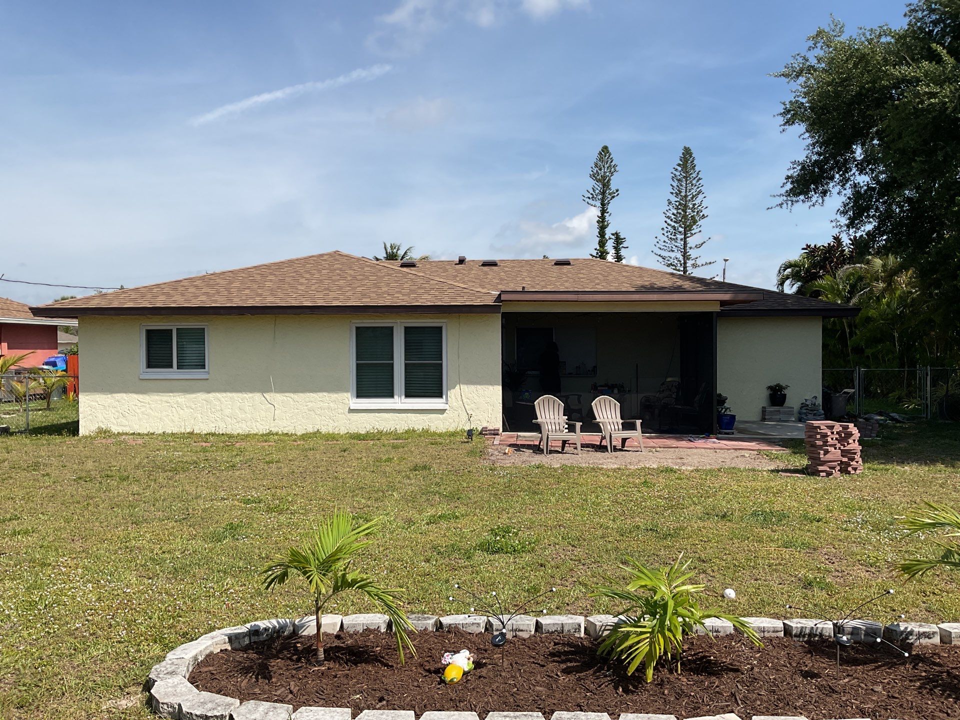 Musket Brown Seamless Gutters using 6 Inch Seamless Gutters in Cape Coral FL by Gutter Professors