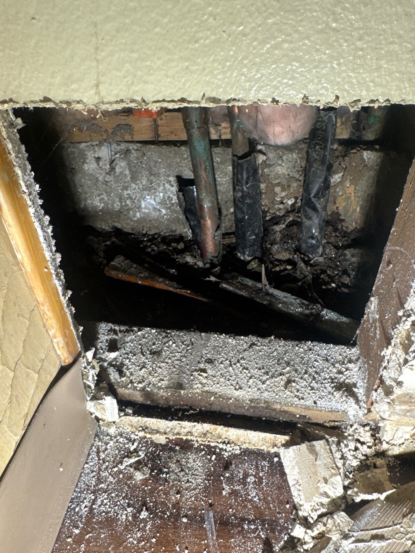 Laundry Room Water Restoration & Rebuild in Irvine by One Stop Source