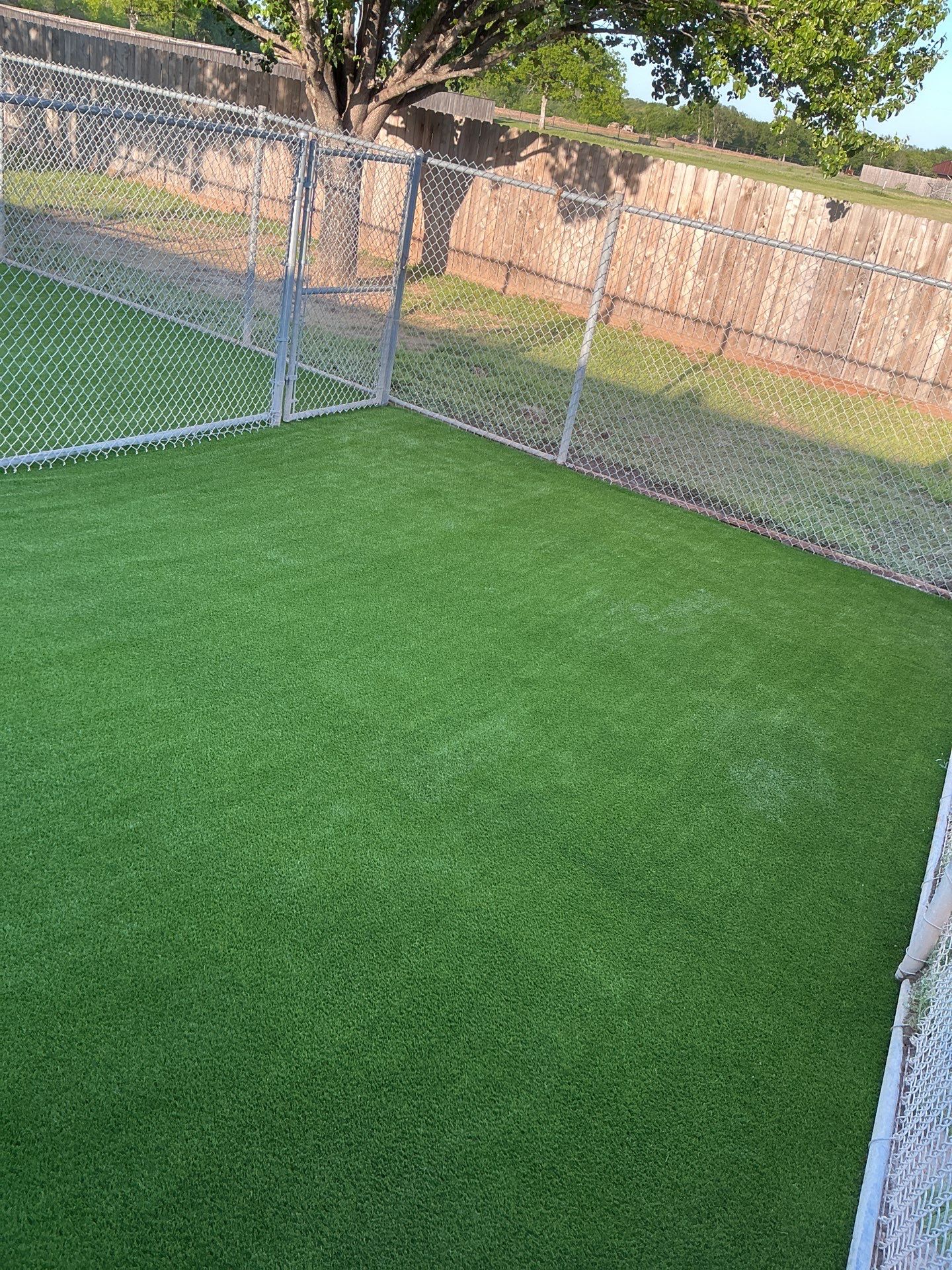 Synthetic Turf Installation using Pet Turf by Turf Concepts