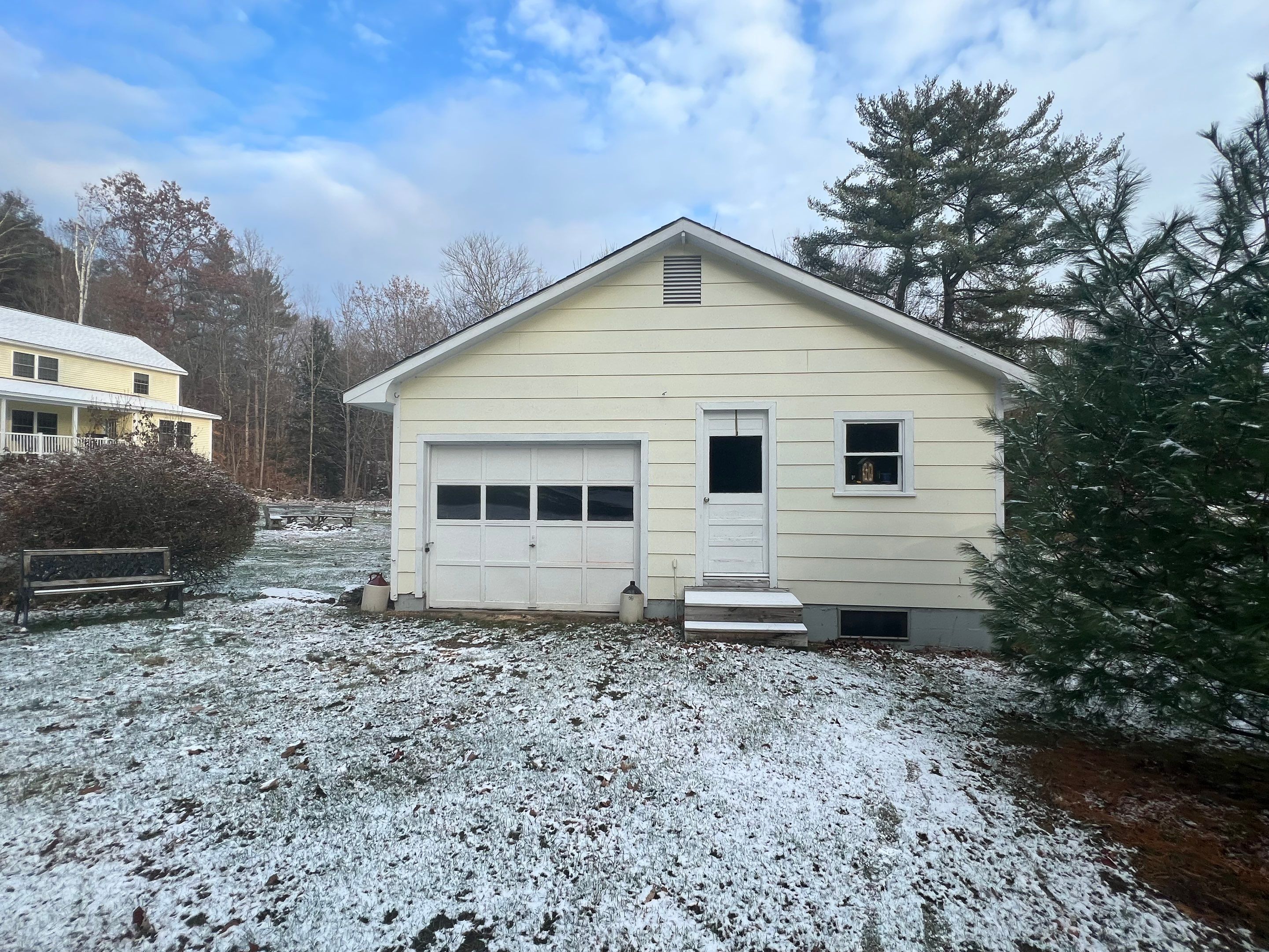 New Garage Roof In Merideth New Hampshire by Tall pine roofing