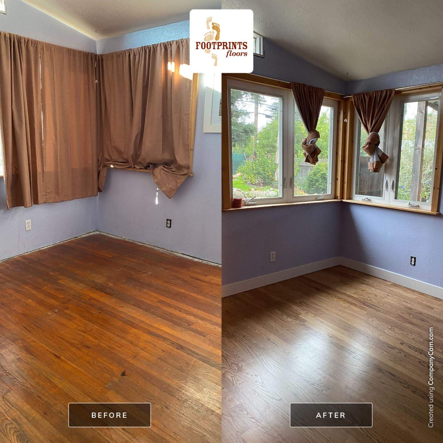Hardwood Refinish by Footprints Floors South Sacramento