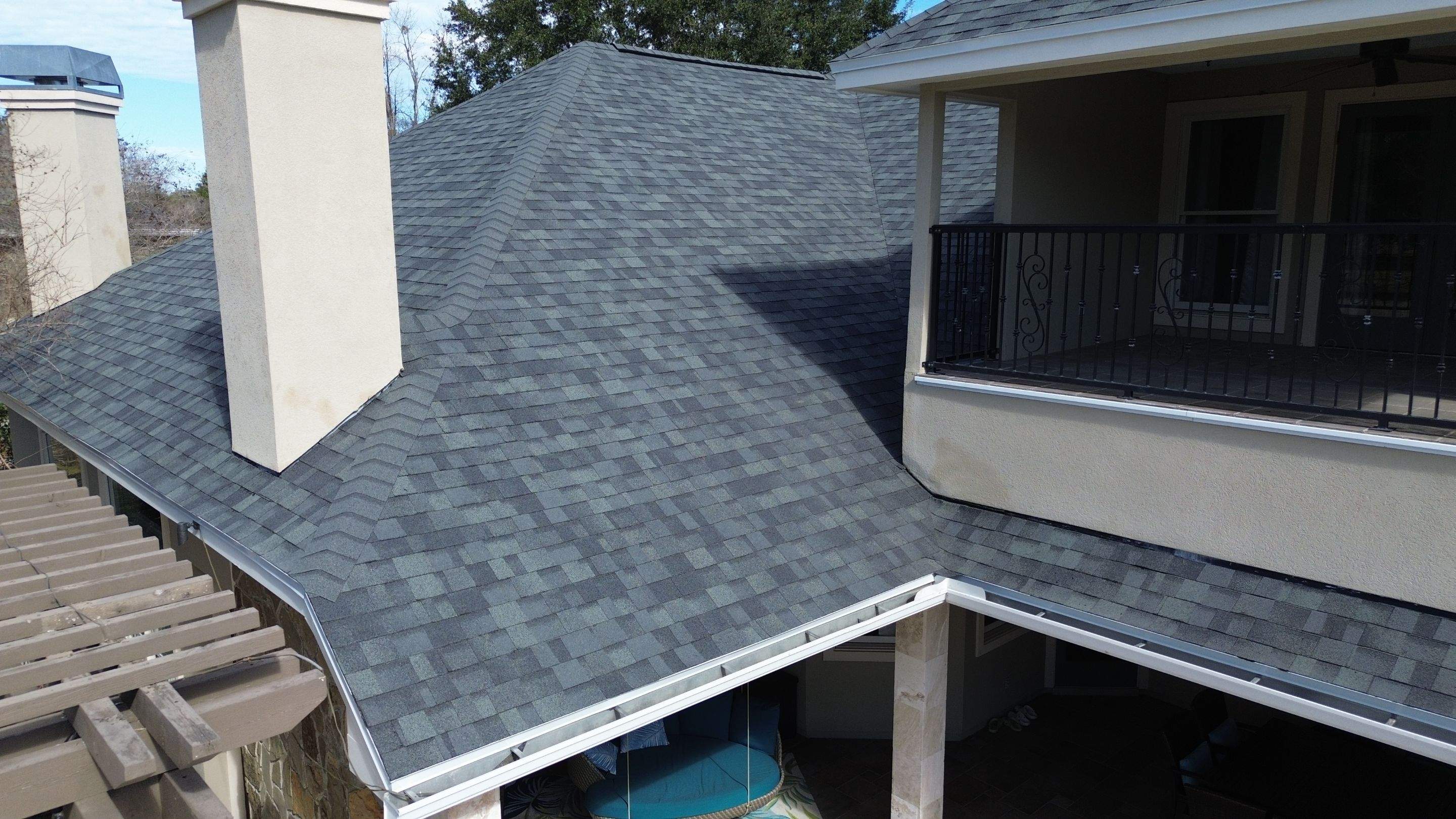 Huge shingle reroof in Newberry, FL by Brehm Roofing