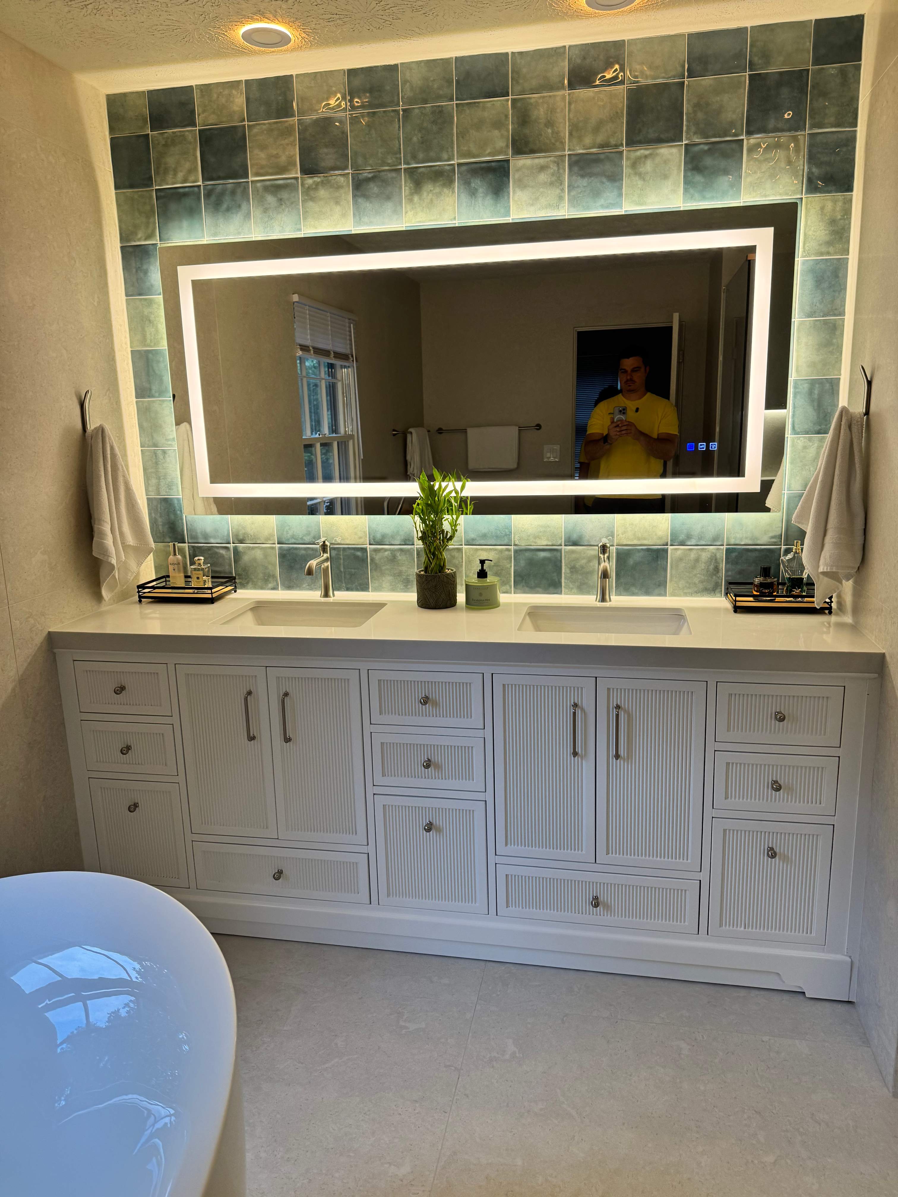 Master bathroom remodel by Prudencio