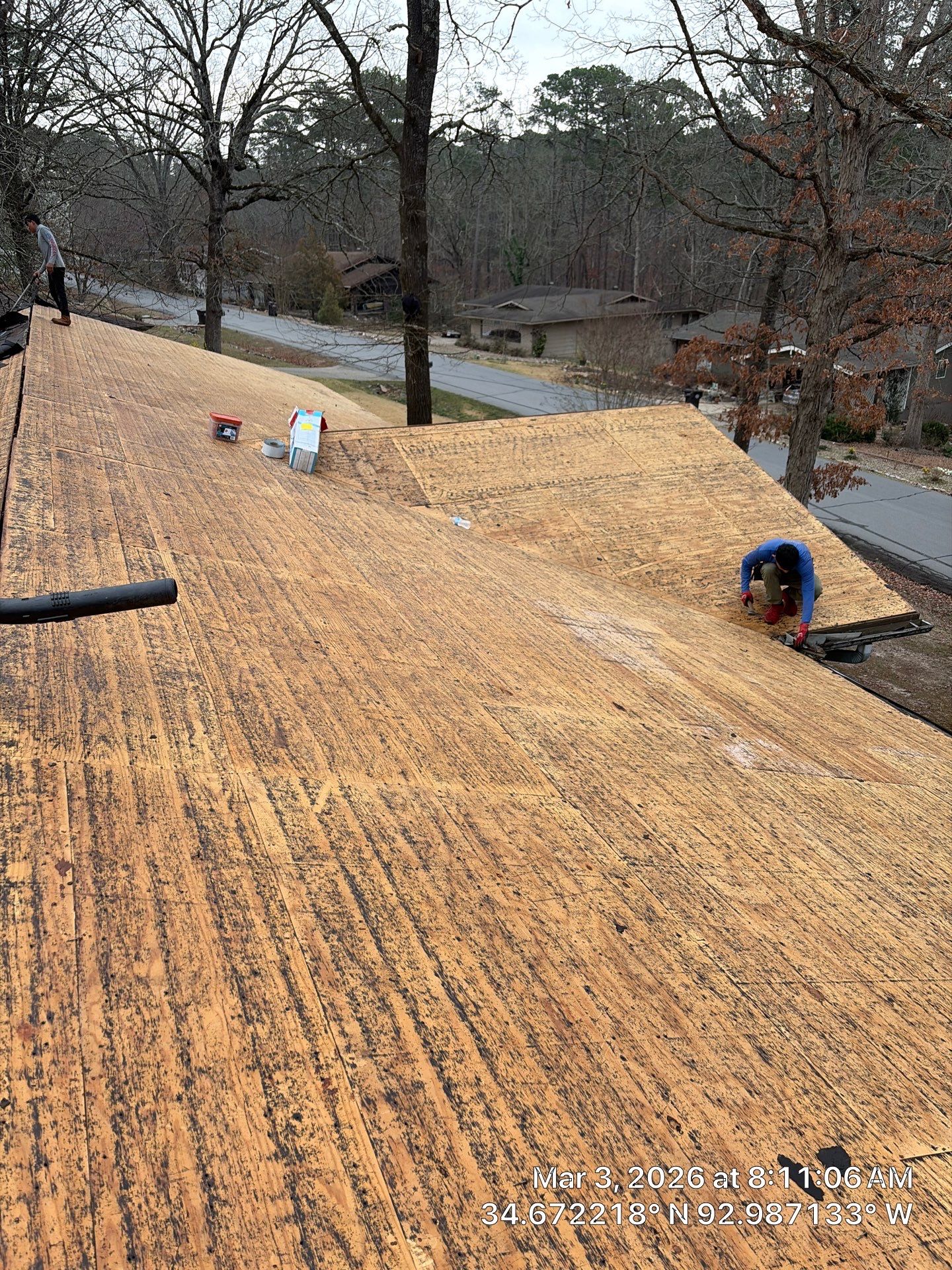 GAF Timberline HDZ Shingle Roof Replacement in Hot Springs Village by Temple Roofing and Exteriors