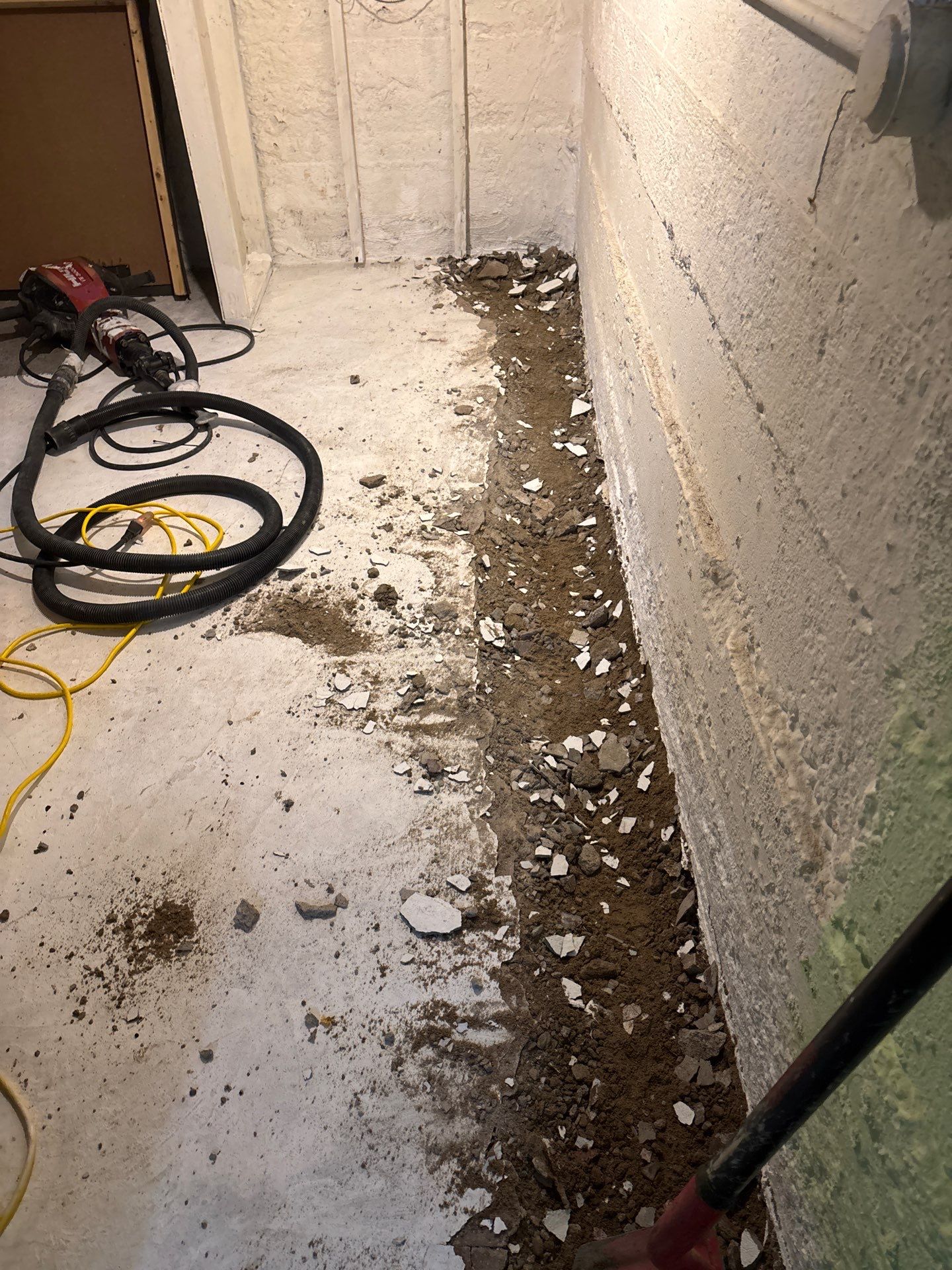 Ending Garik's Groundwater Issues For Good-And-All! by Waterproofing Northeast