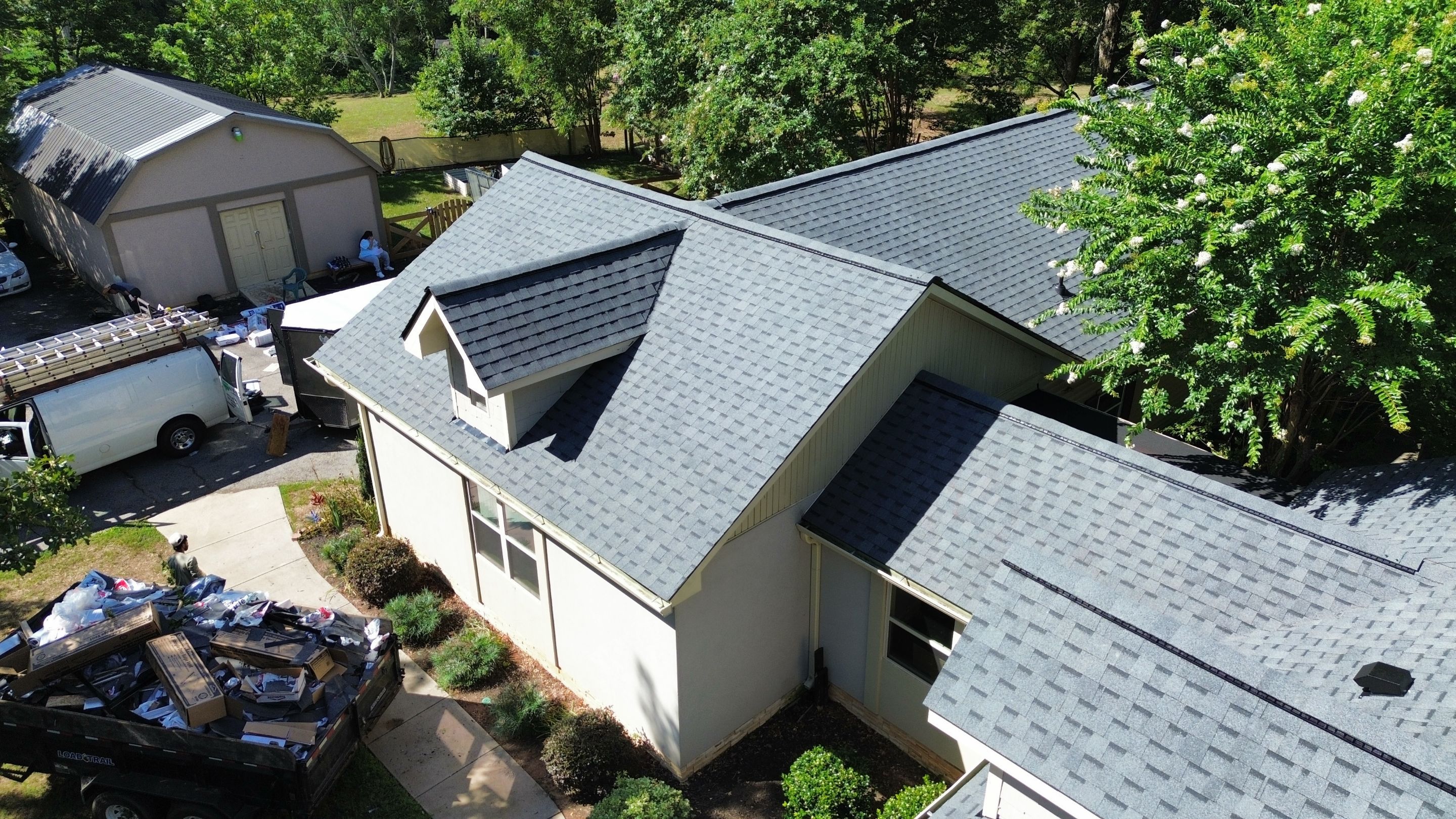Dacula, GA Roof Replacement Atlas Pinnacle Pristine Pewter by Reset Roofing