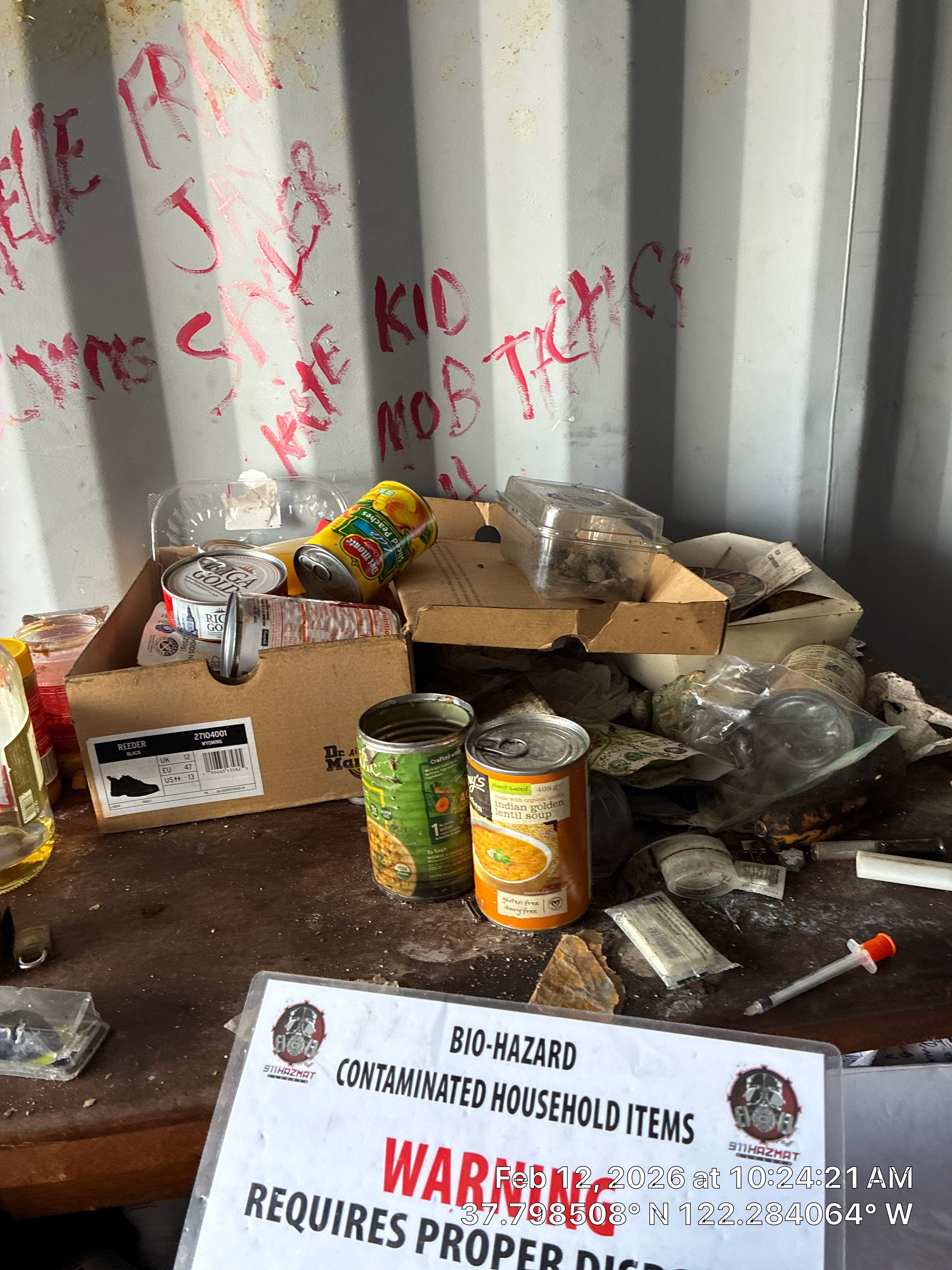 Project in Oakland by 911 Hazmat Cleanup 